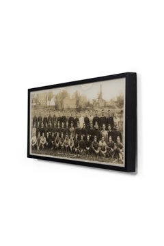 Fotografia d'epoca della squadra di football americano, William Jewell College