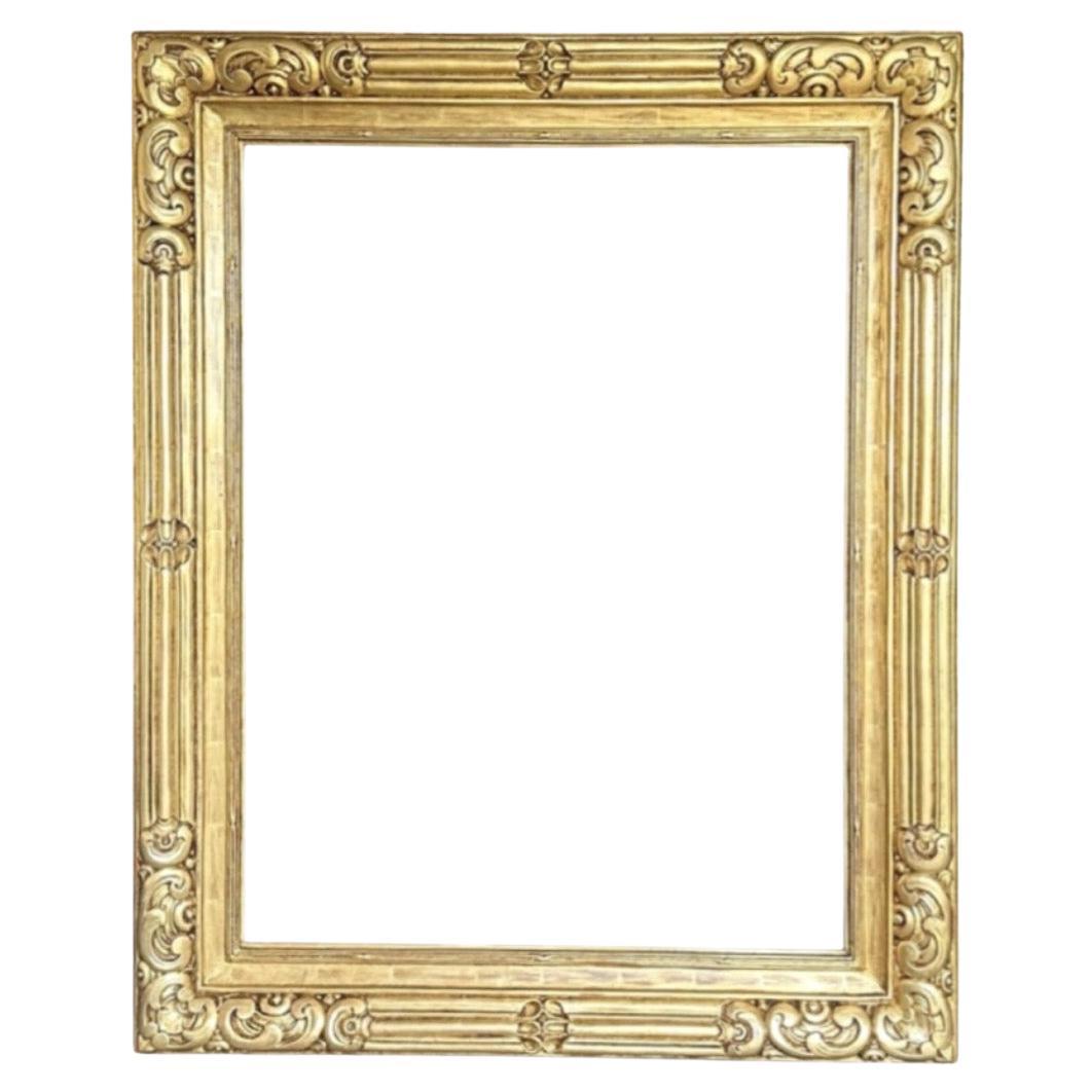 American Vintage Newcomb-Macklin Gilded Picture Frame, 20th Century