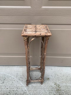American Vintage Rustic Wooden Side Table