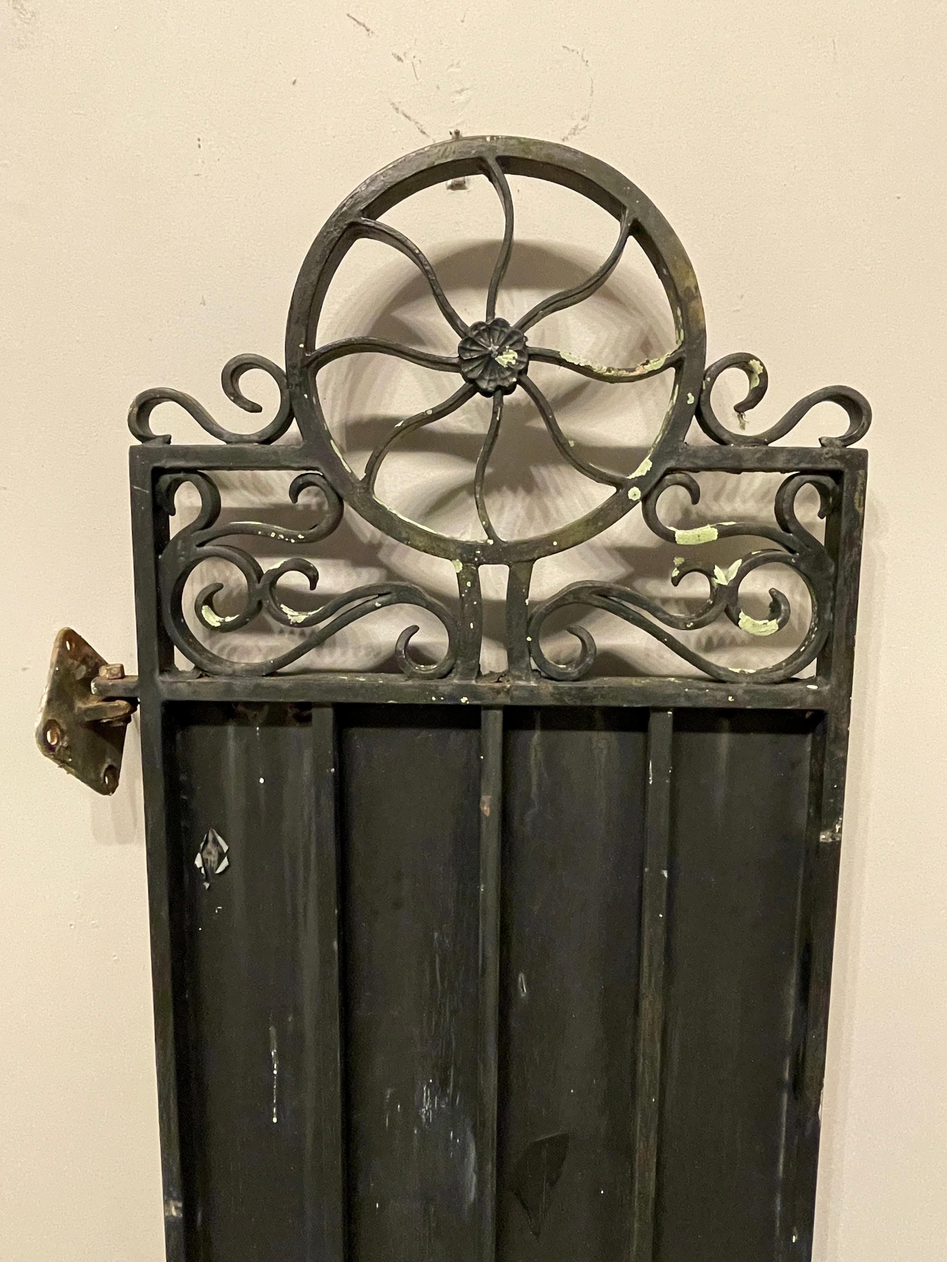 vintage wrought iron gates