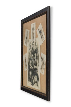 American Vintage Youth Basketball Team Photo Montage