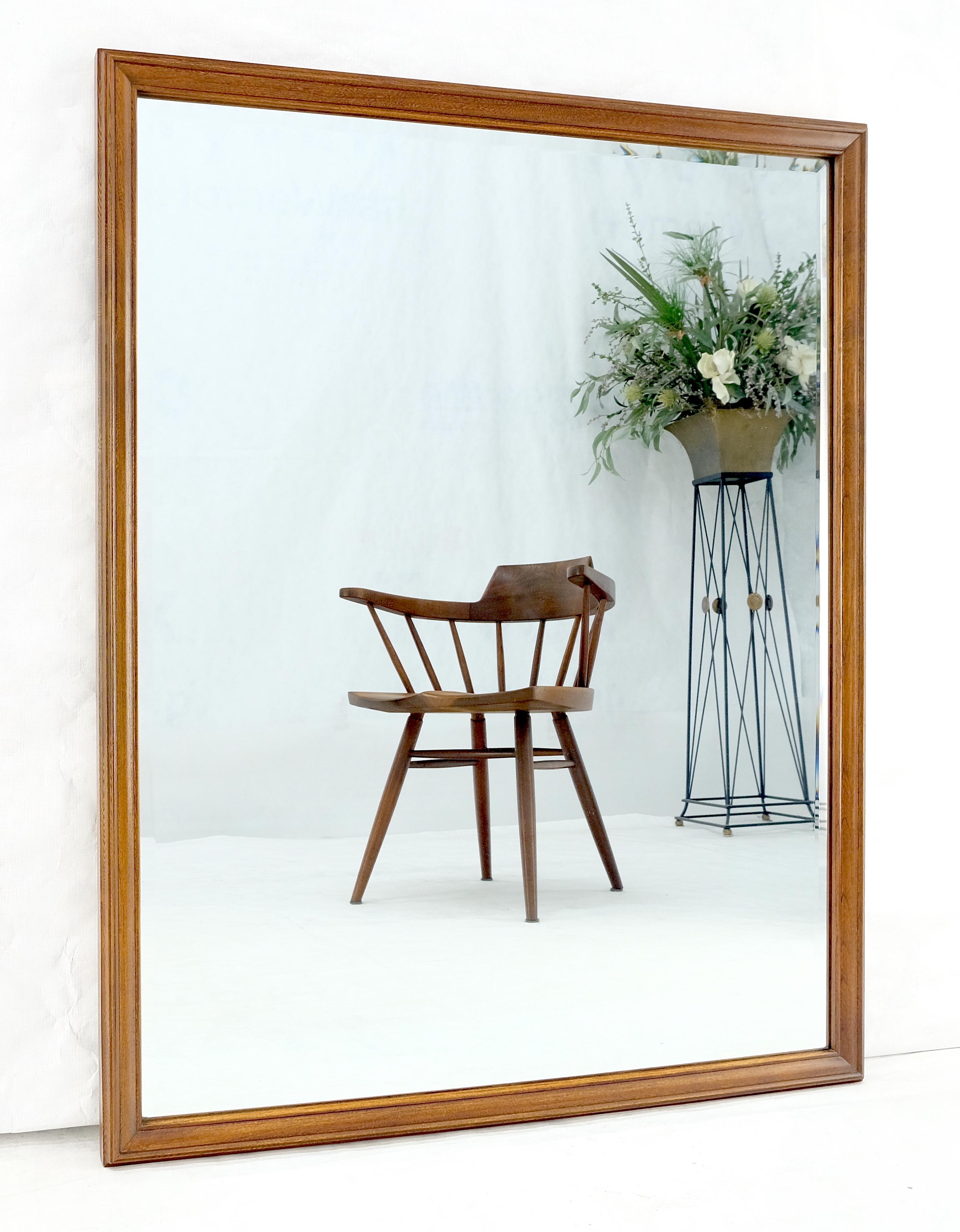 Laqué Miroir mural rectangulaire en noyer américain 40x52