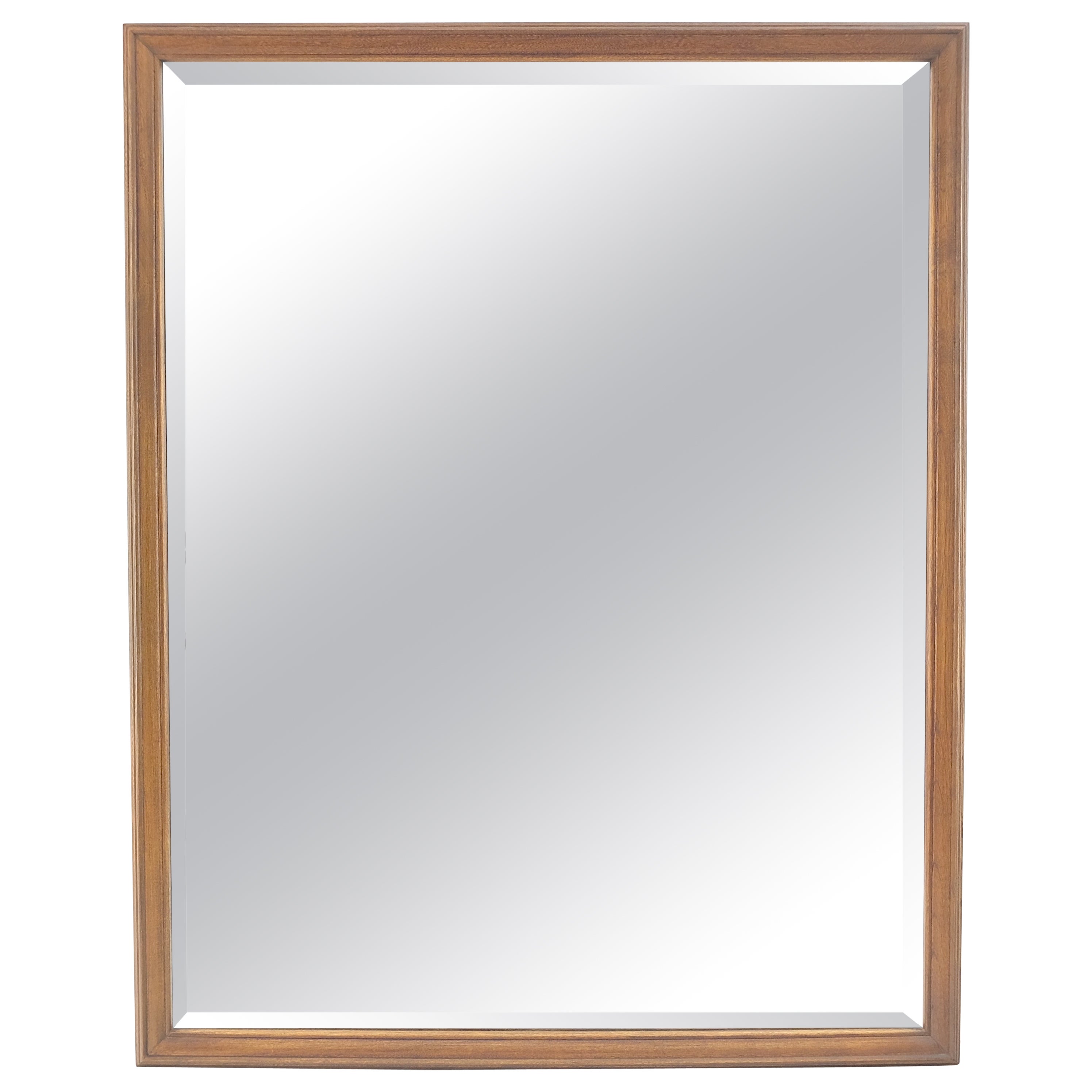 Miroir mural rectangulaire en noyer américain 40x52" Mitn