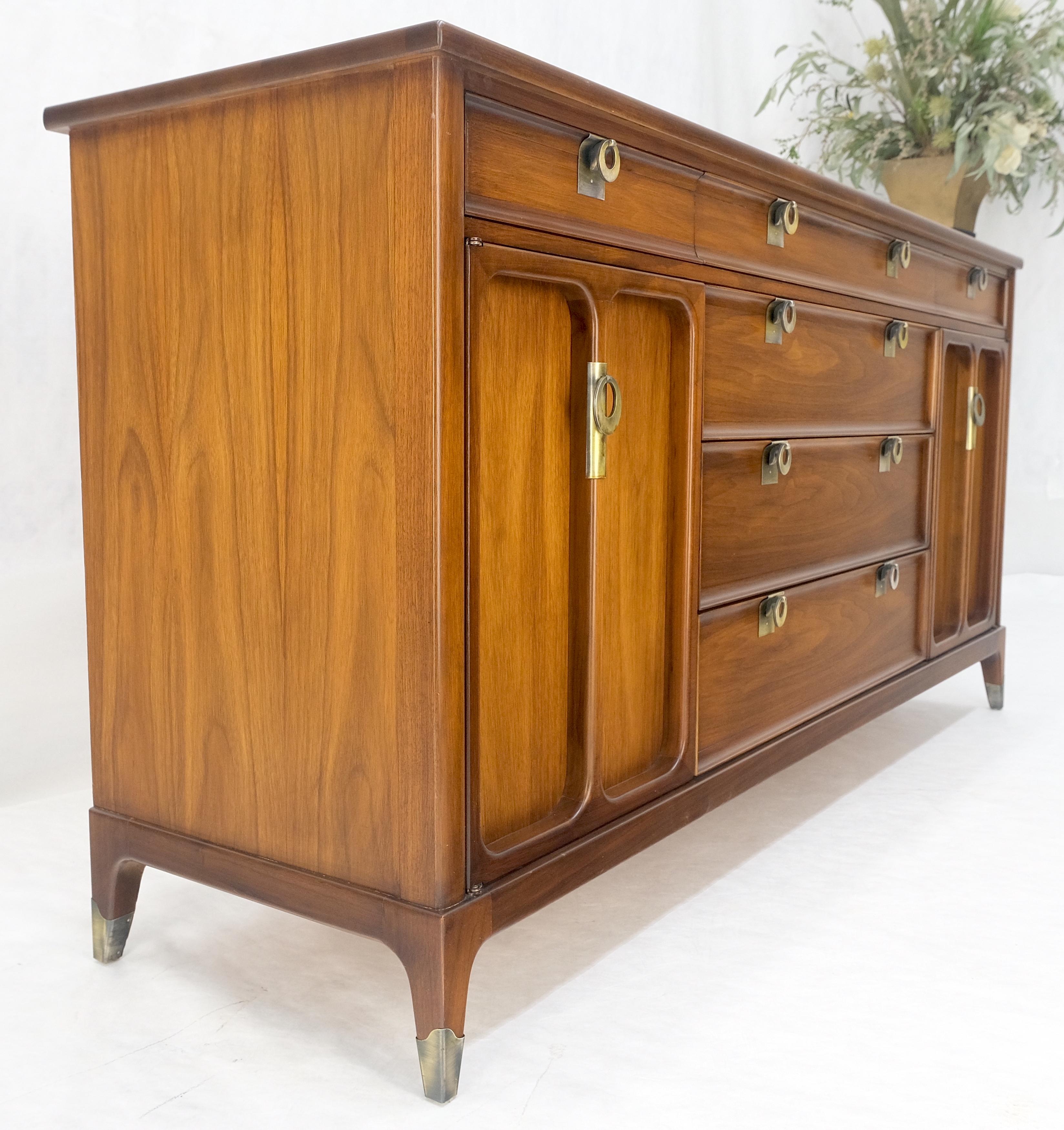 Americano Credenza in noce americano a 6 cassetti e due ante lunga 67