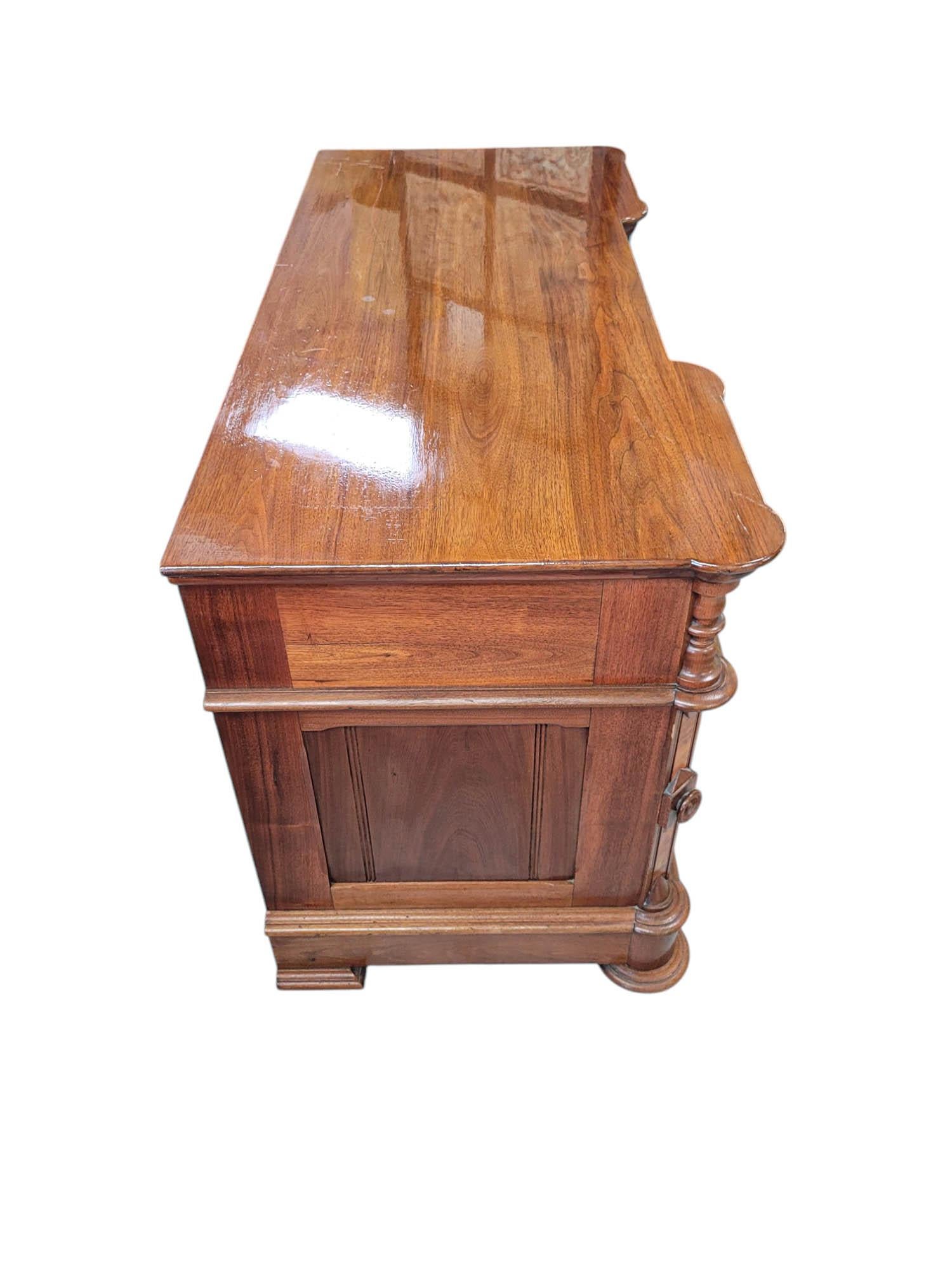 American Walnut Block Front Chest of Drawers For Sale 5