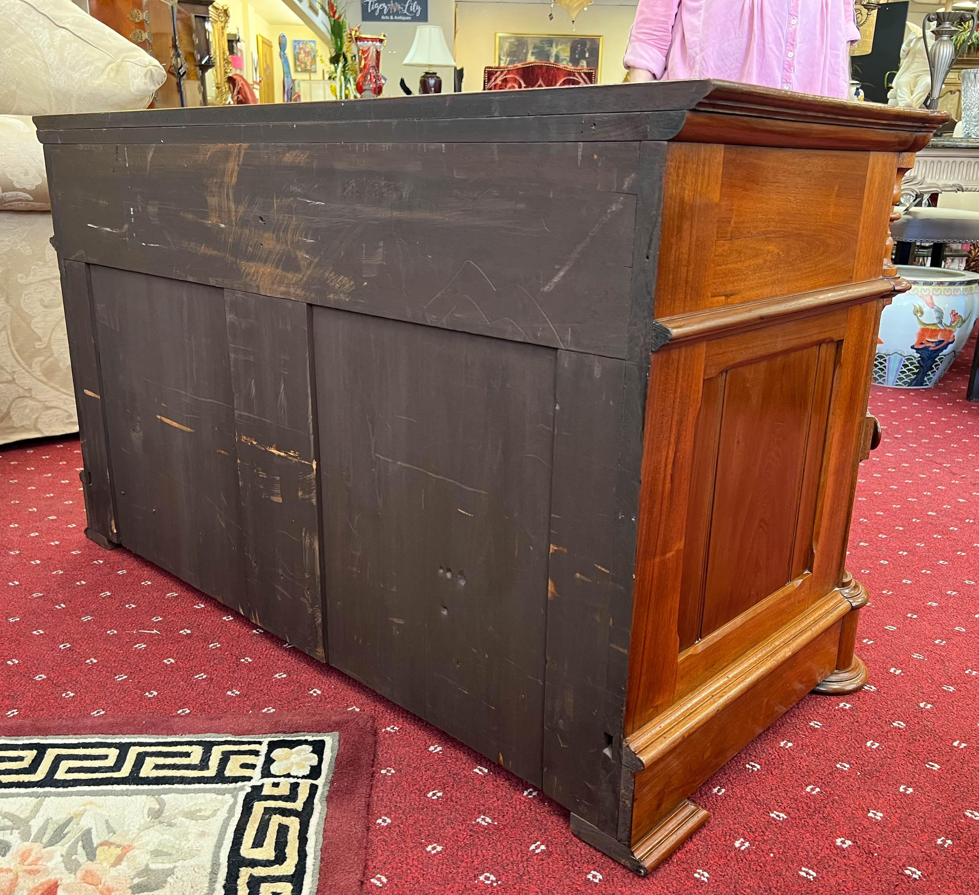 American Walnut Block Front Chest of Drawers For Sale 9