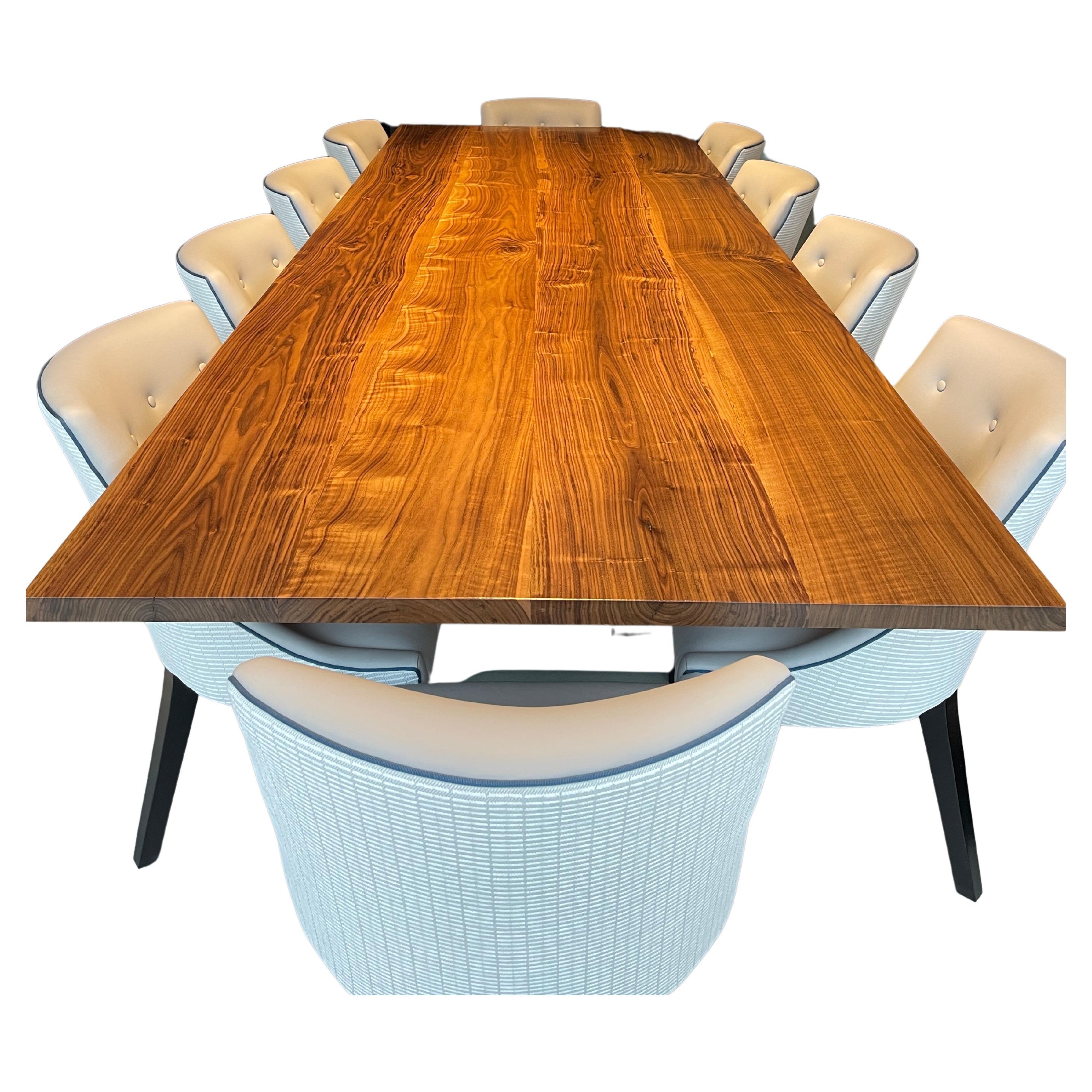 American Walnut Dining Table For Sale