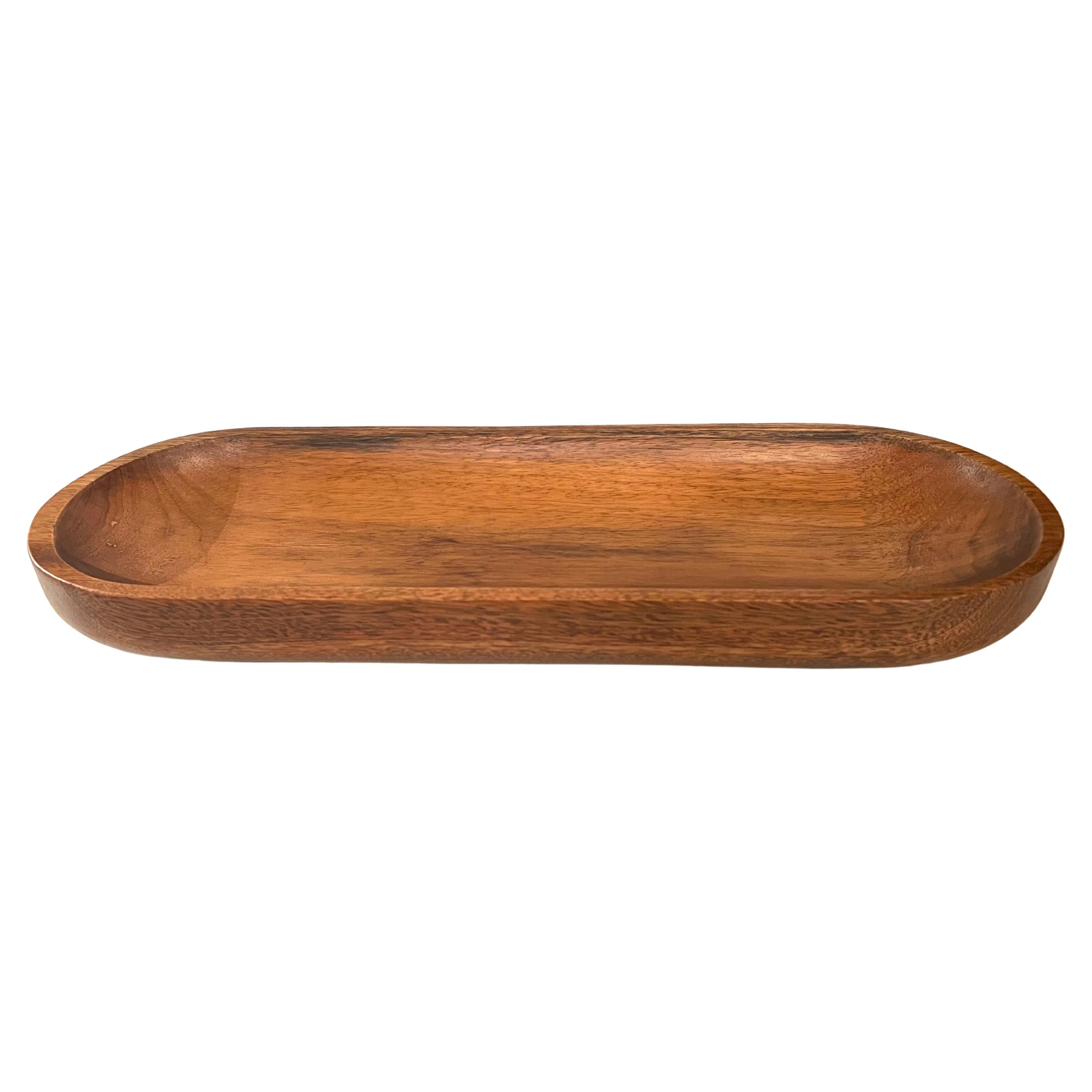 American Walnut Massive Oval Large Bowl  In Excellent Condition For Sale In San Diego, CA