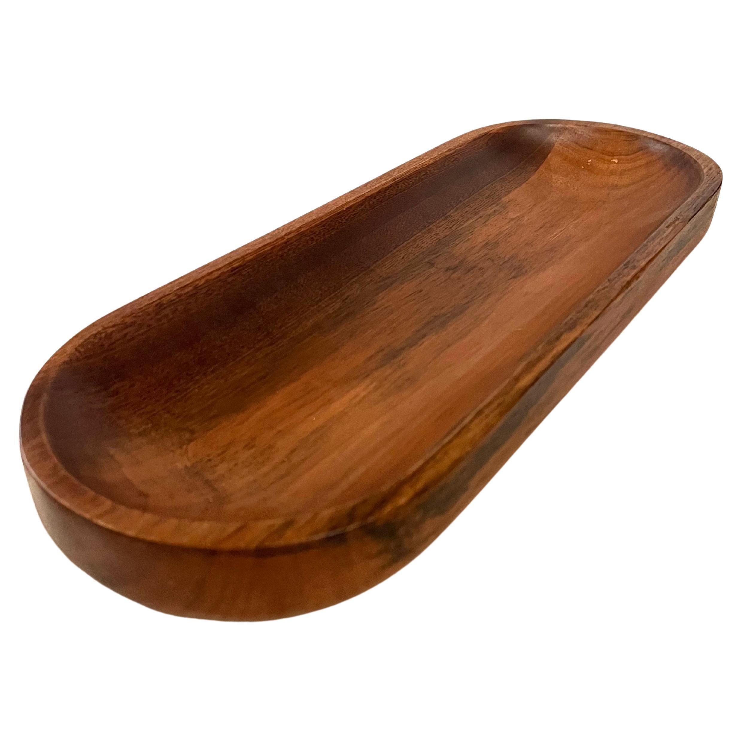 American Walnut Massive Oval Large Bowl  For Sale