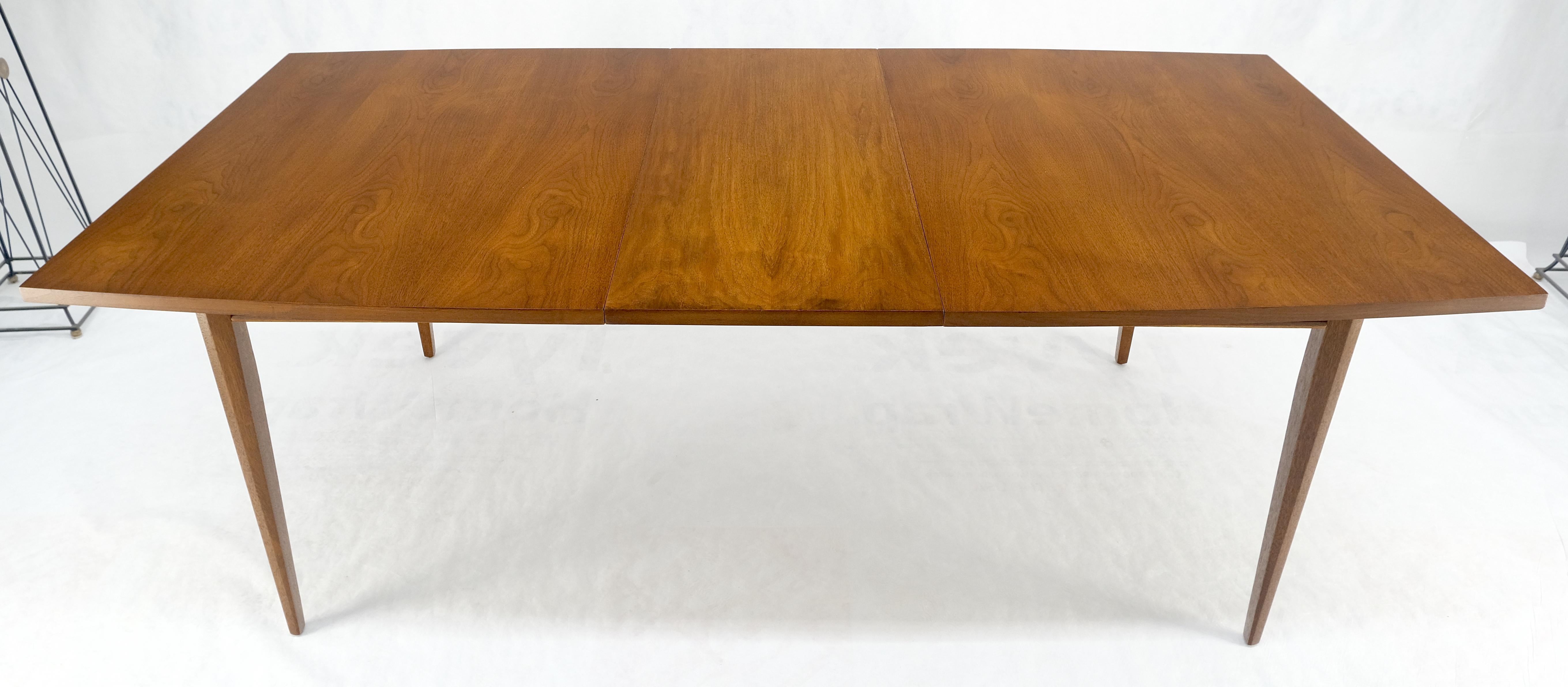 Table de salle à manger en noyer américain, style moderne danois du milieu du siècle, 1x18
