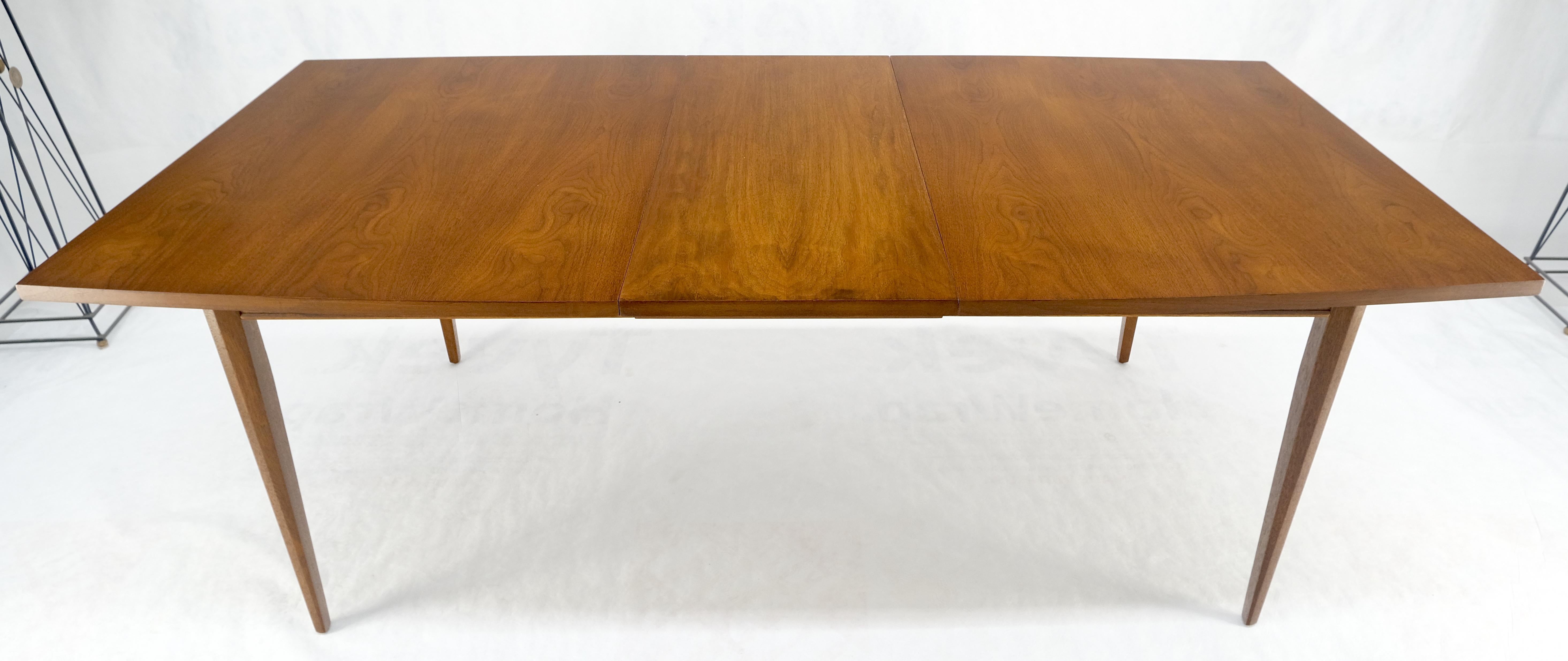 Table de salle à manger en noyer américain, style moderne danois du milieu du siècle, 1x18