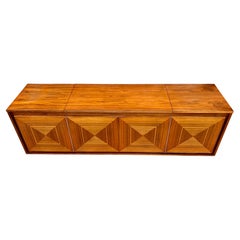 American Walnut Mid-Century Modern Stereo Cabinet by Barzilay