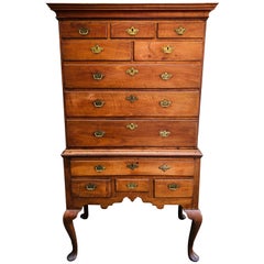 American Walnut Philadelphia Highboy, circa 1760