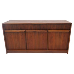 American Walnut Stereo / Record Cabinet by Barzilay 