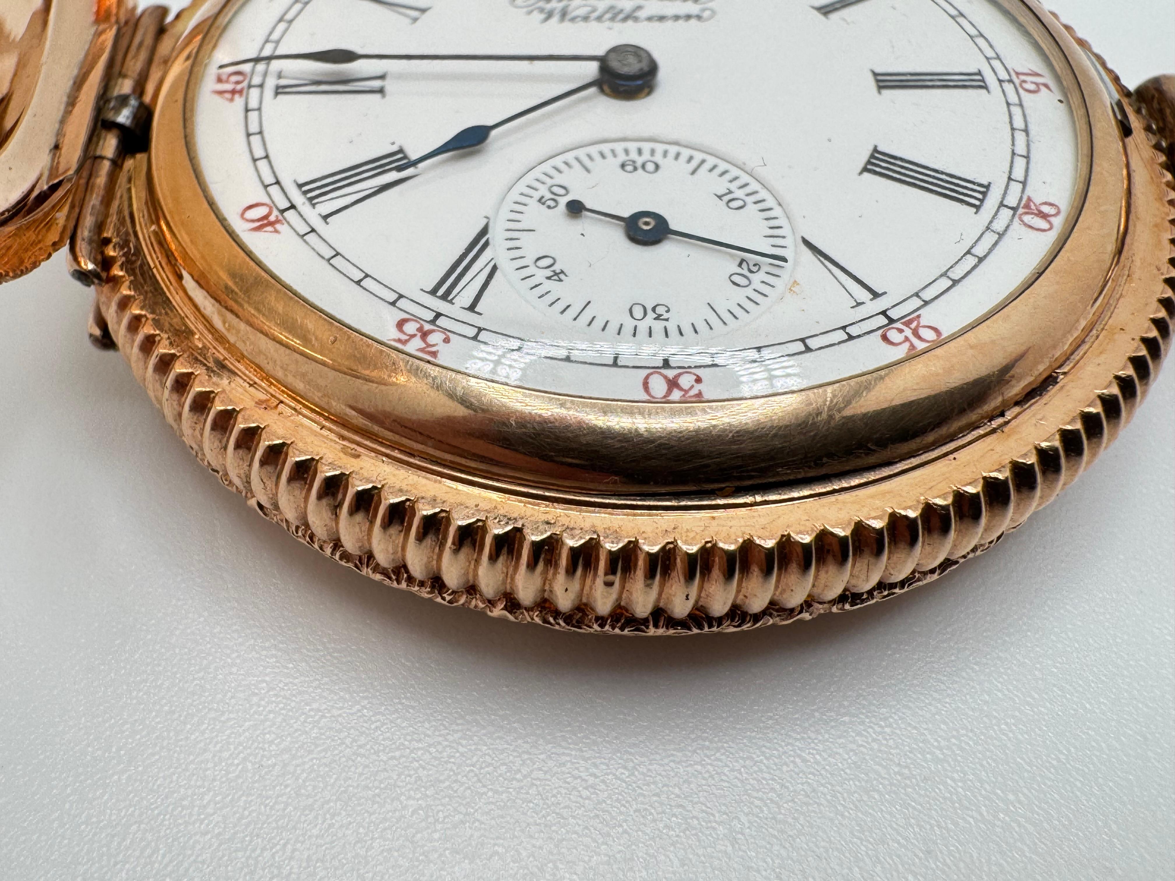Art Deco American Waltham Pocket Watch For Sale