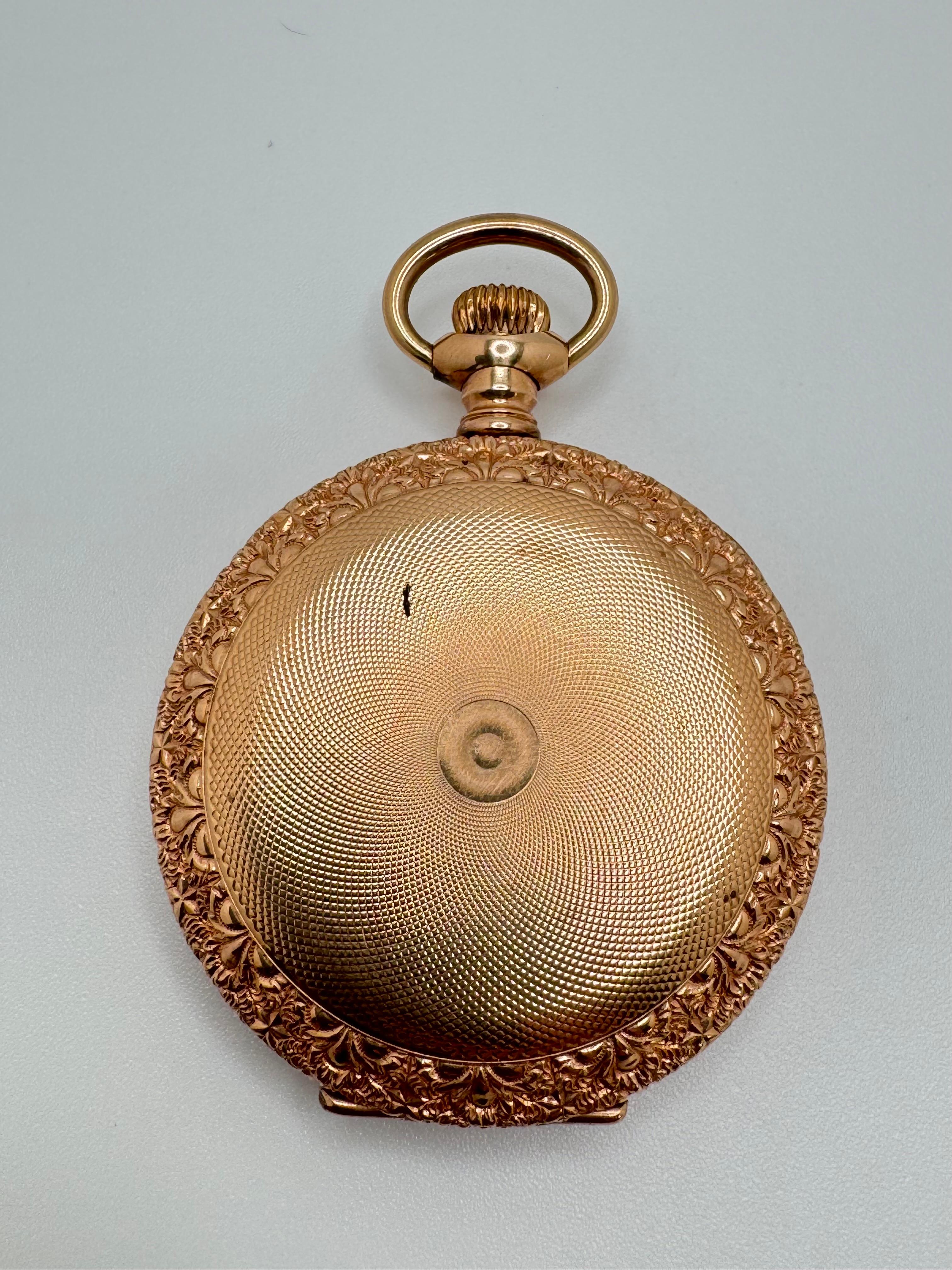 American Waltham Pocket Watch In Good Condition For Sale In Palm Desert, CA