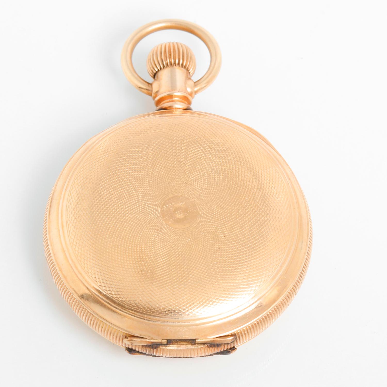 American Watch Co. Waltham Pocket Watch Model 1889 In Excellent Condition For Sale In Dallas, TX