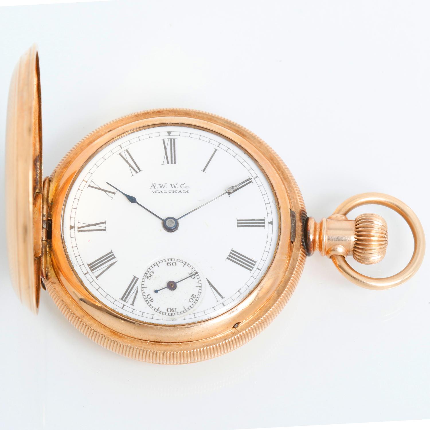Men's American Watch Co. Waltham Pocket Watch Model 1889 For Sale