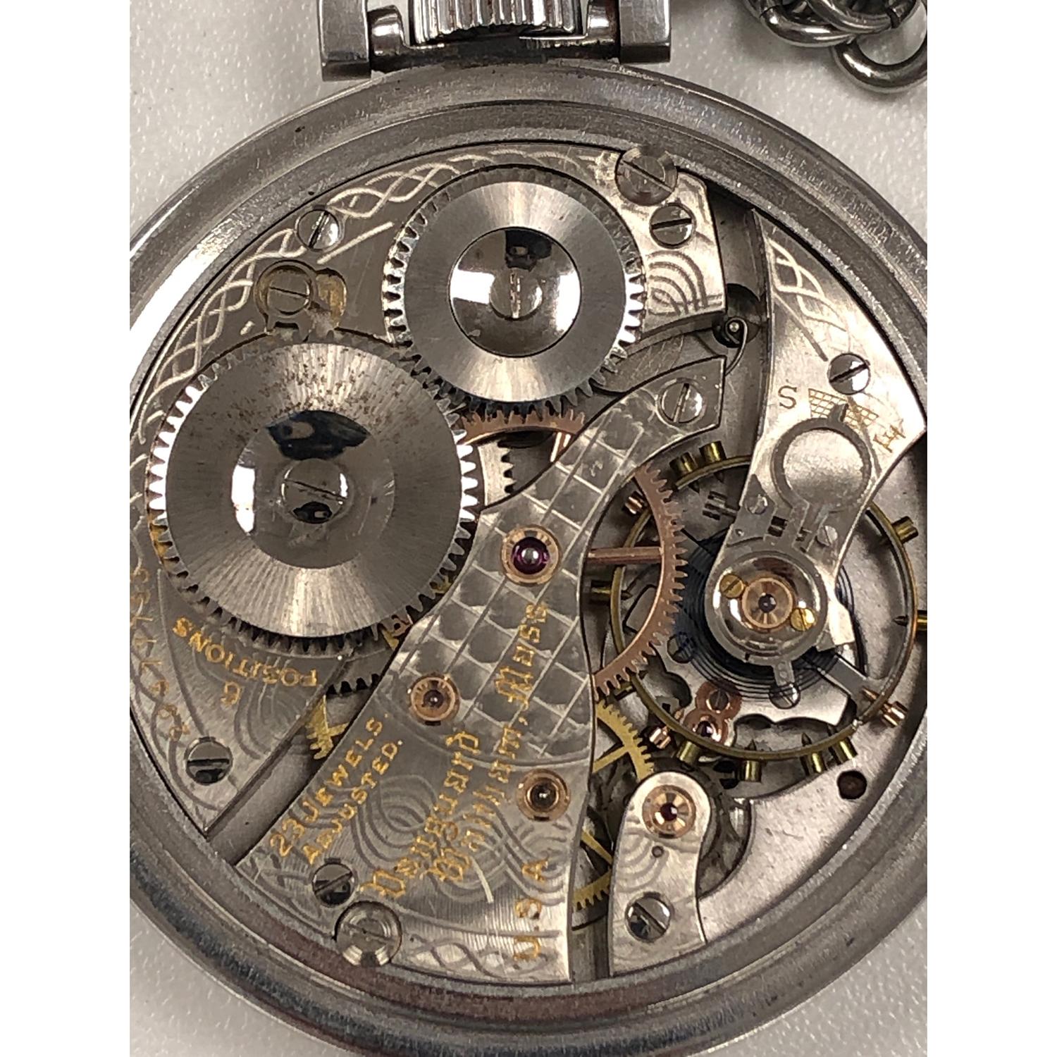American Watch Co. Orologio da tasca Waltham modello 1908 