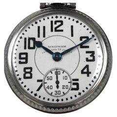 American Watch Co. Waltham Pocket Watch Model 1908 "Railroad Grade"