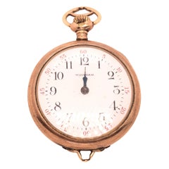 Retro American Watch Co. Yellow Gold Waltham Pocket Watch