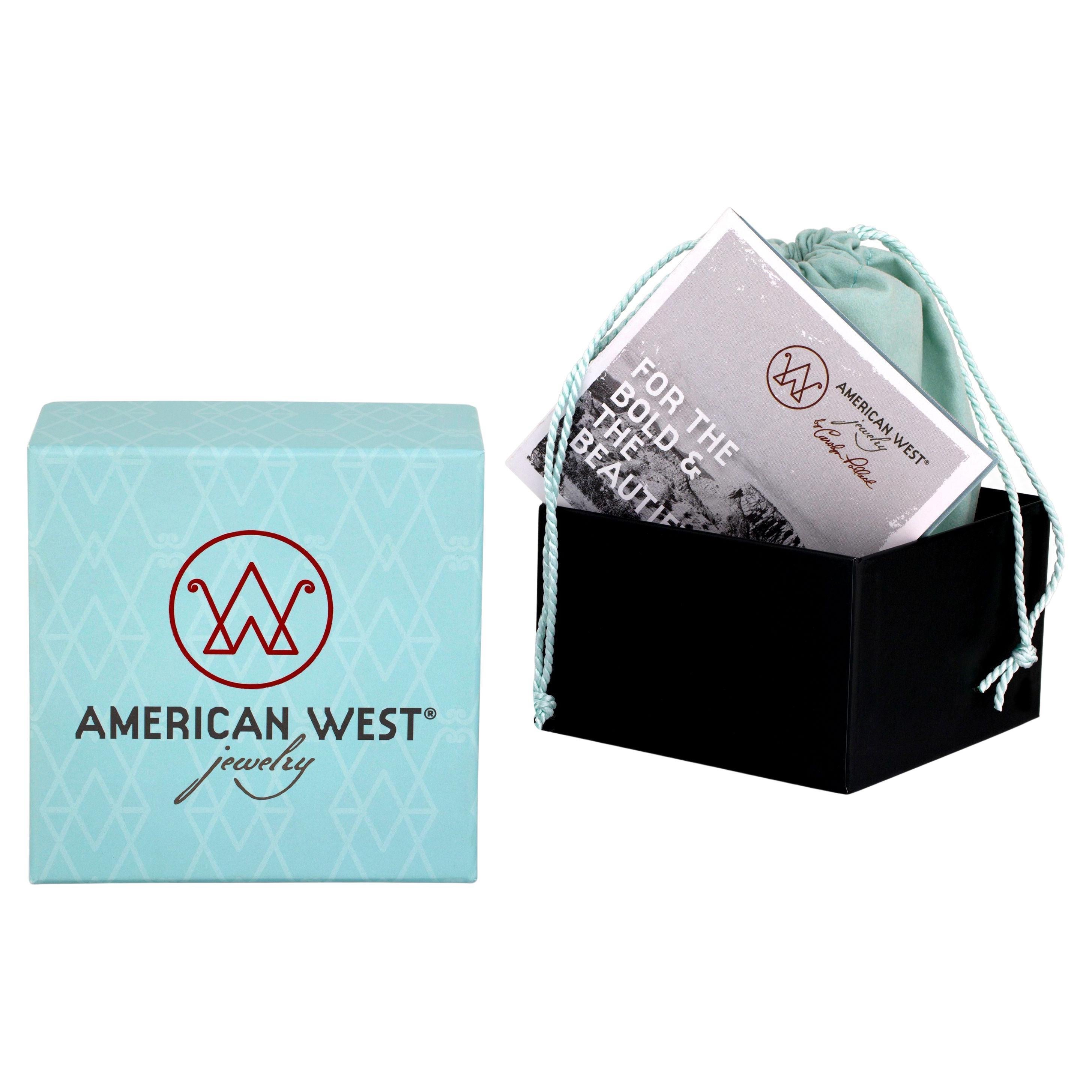 Gioielli dell'Ovest Americano Ciondolo Naja in argento Sterling con pietre preziose multicolori in vendita 1