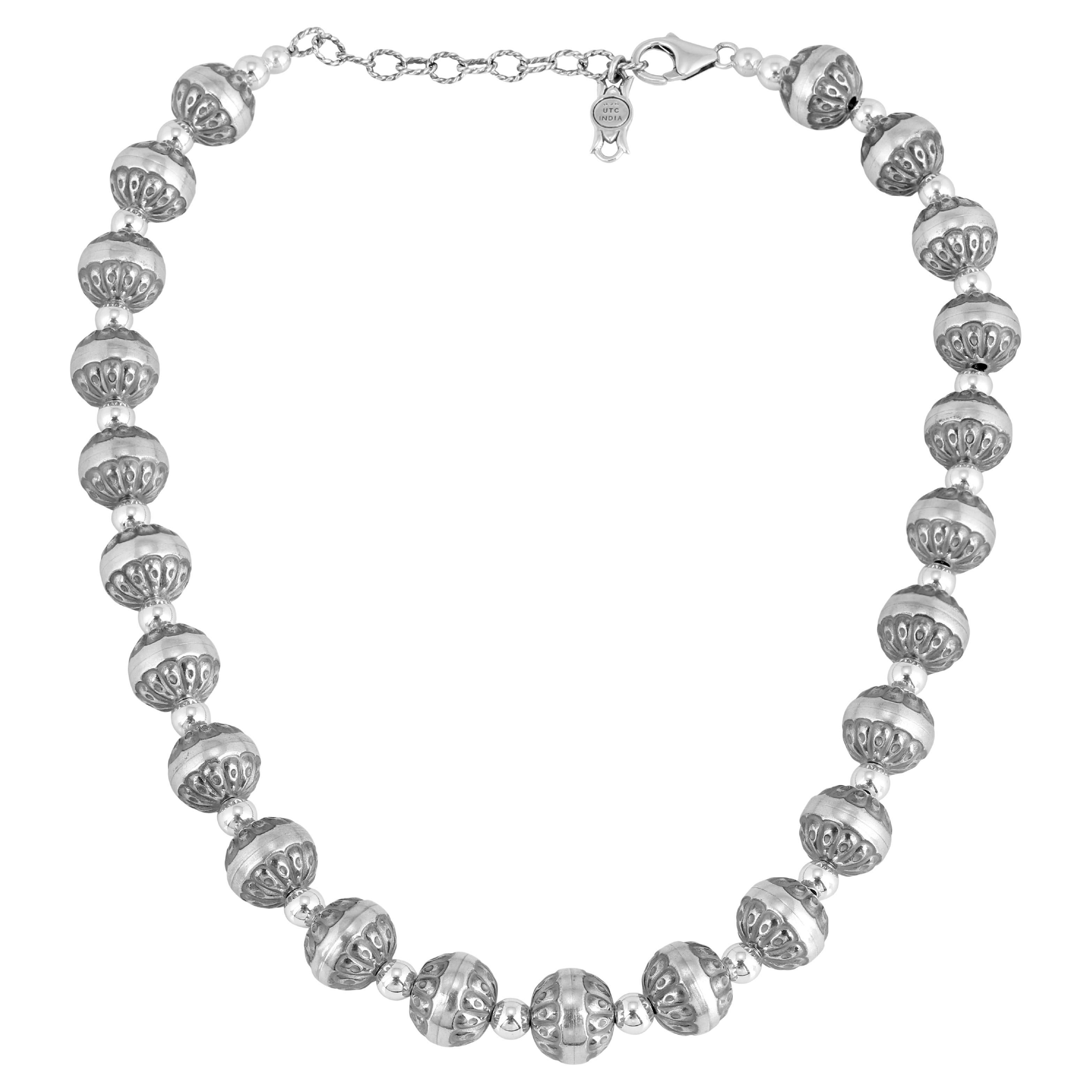 American West Jewelry Sterling Silber Native Perle Halskette