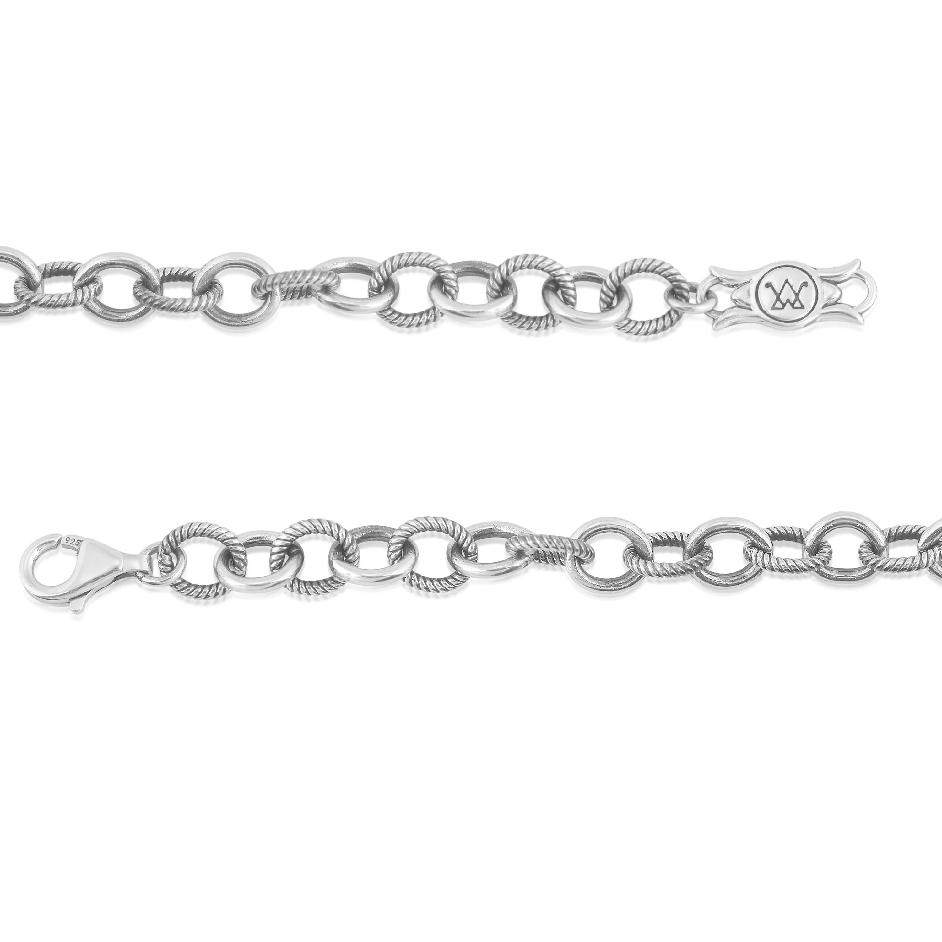 American West Jewelry Collana a catena ovale A Link in argento sterling In condizioni Nuovo in vendita a New York, NY