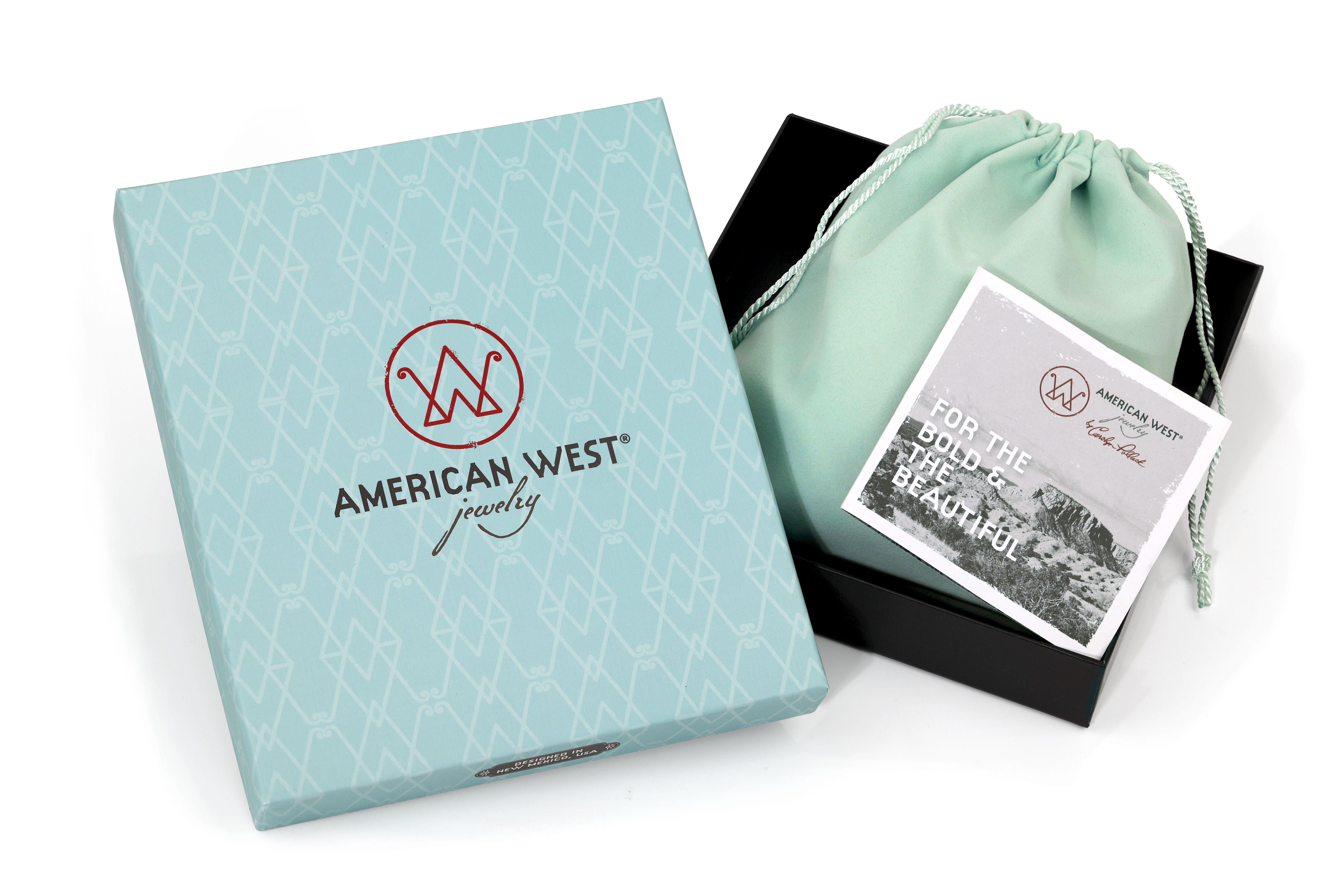 Collana di perle in argento Sterling Shades of Turquoise di American West Jewelry, 18-21