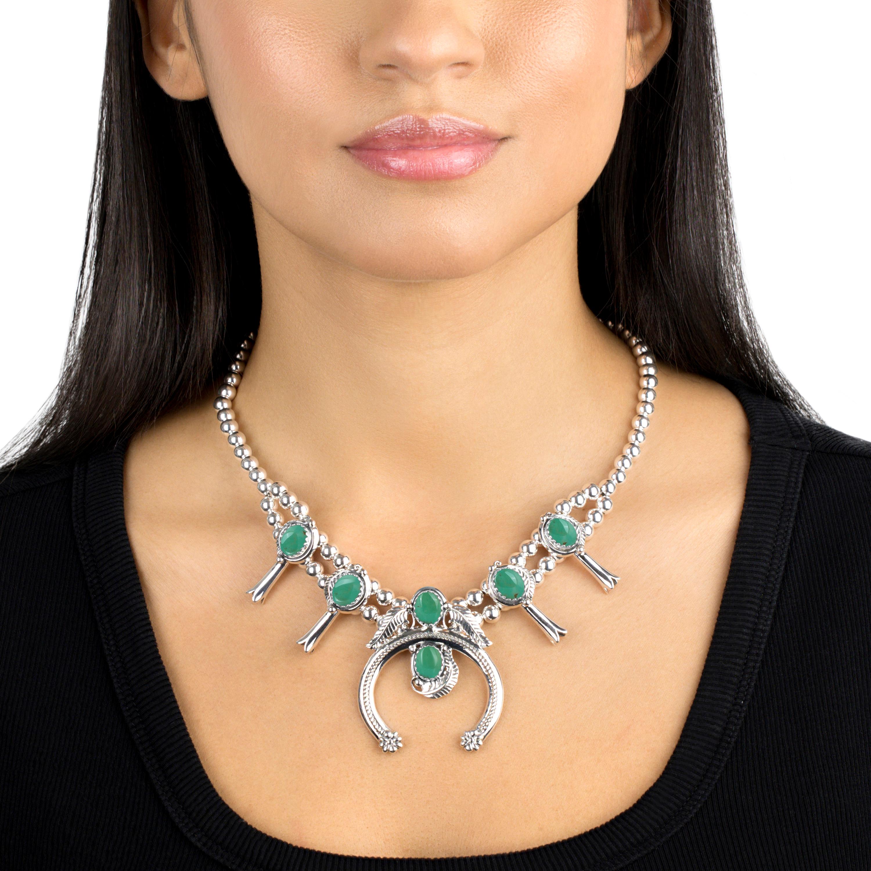 Nativo americano Collana Naja American West in argento Greene & Greene Greene Collana Naja 17