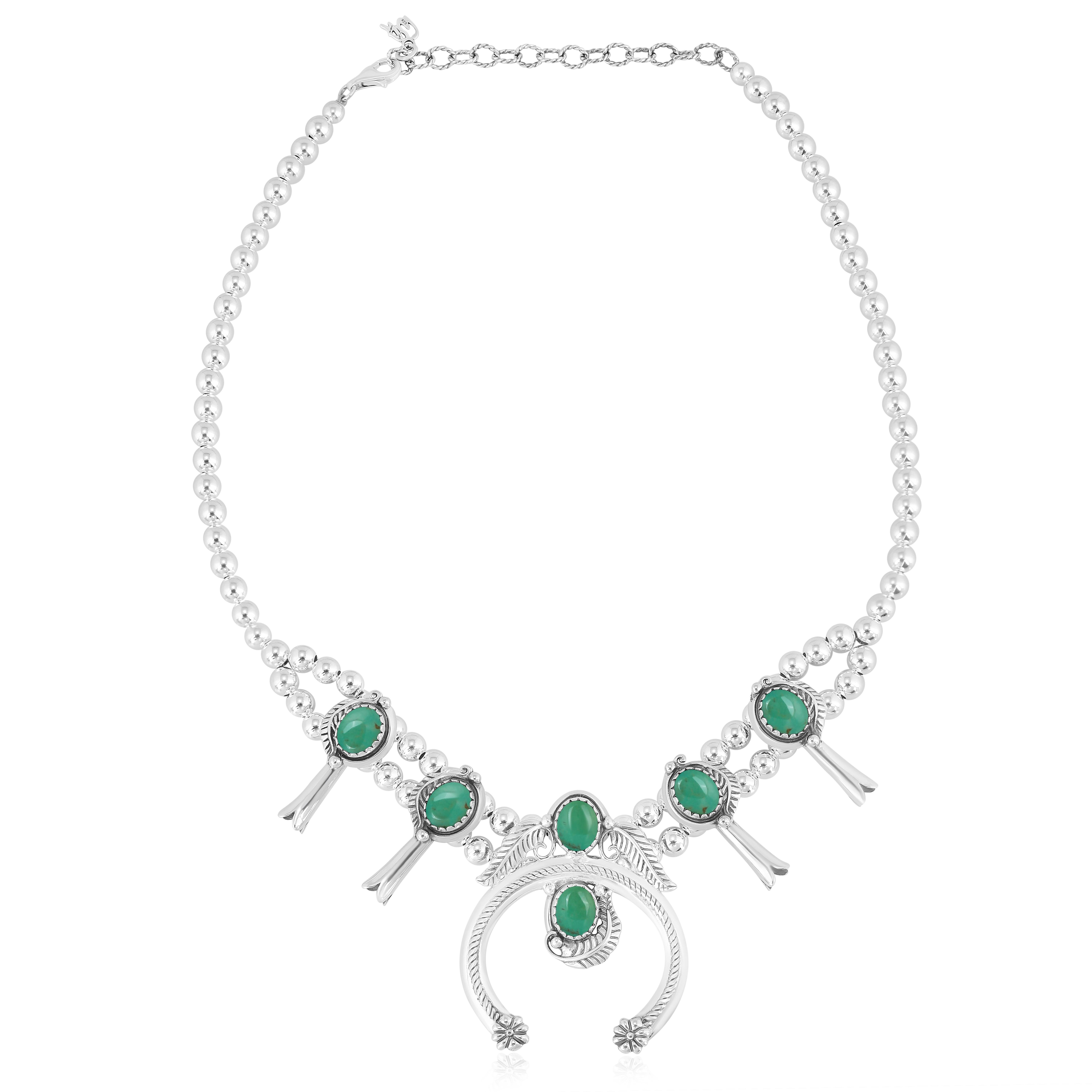 Taglio ovale Collana Naja American West in argento Greene & Greene Greene Collana Naja 17