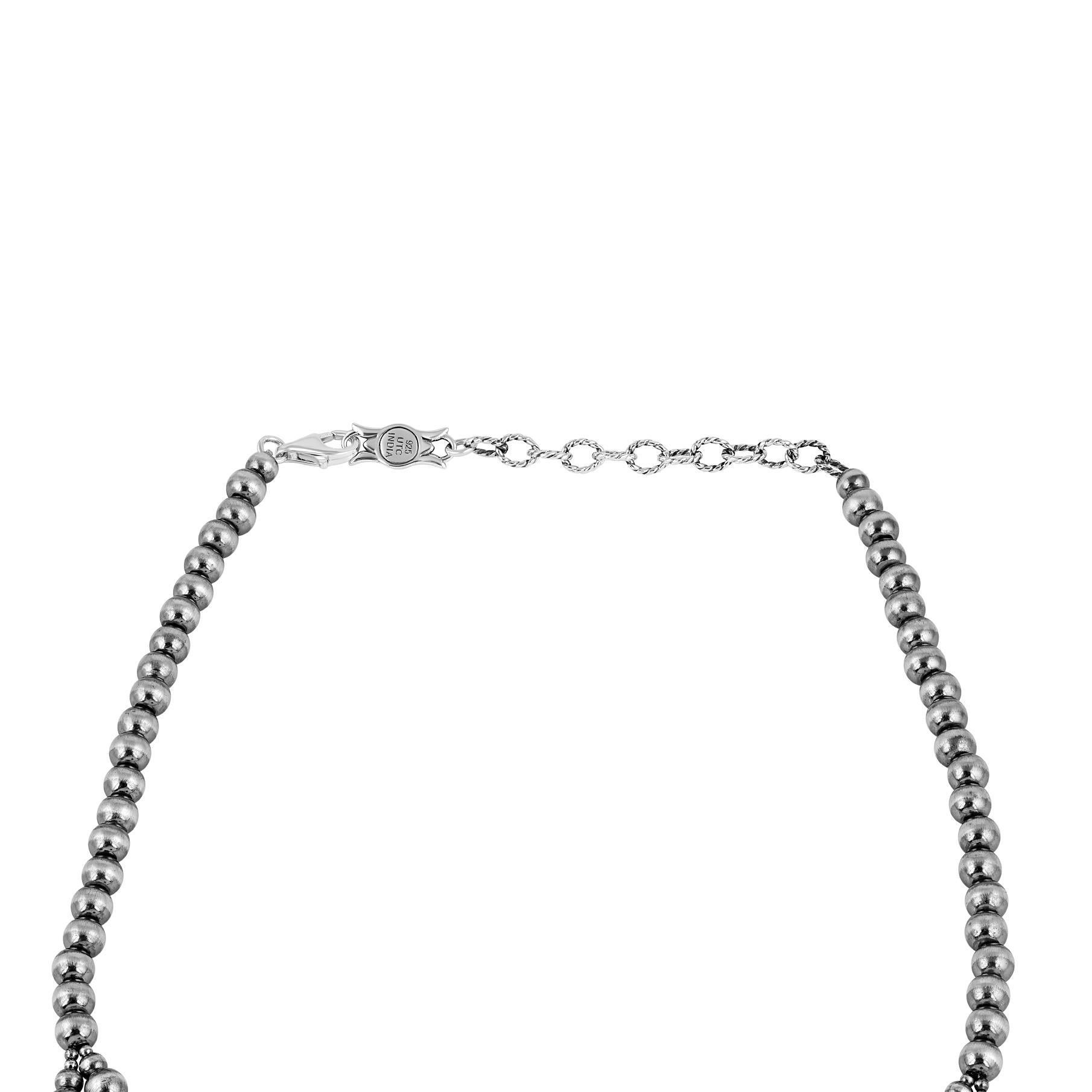 Collana di fiori di zucca Naja in argento American West, da 17 a 20 anni In condizioni Nuovo in vendita a New York, NY