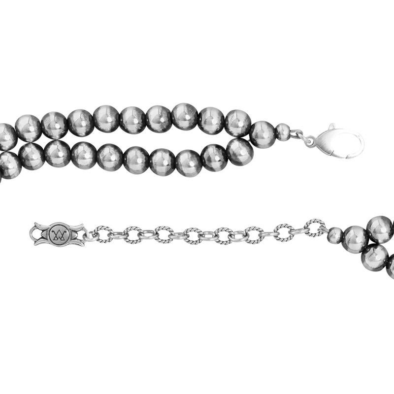 Collana American West in argento rosa con rodonite a punta di freccia, 18 t In condizioni Nuovo in vendita a New York, NY