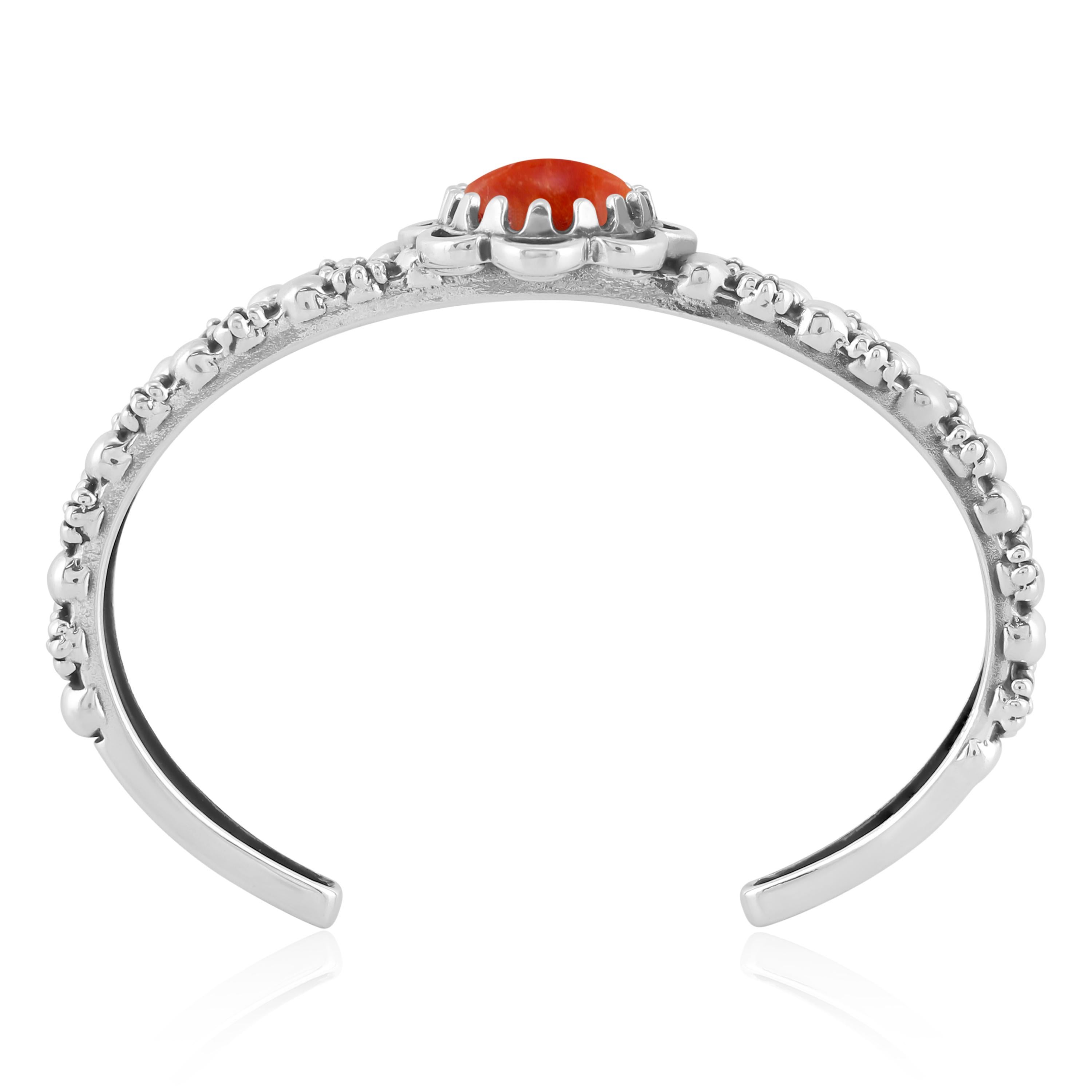 Donna Bracciale a doppia fila in argento sterling American West Spiny Oyster Sundance in vendita