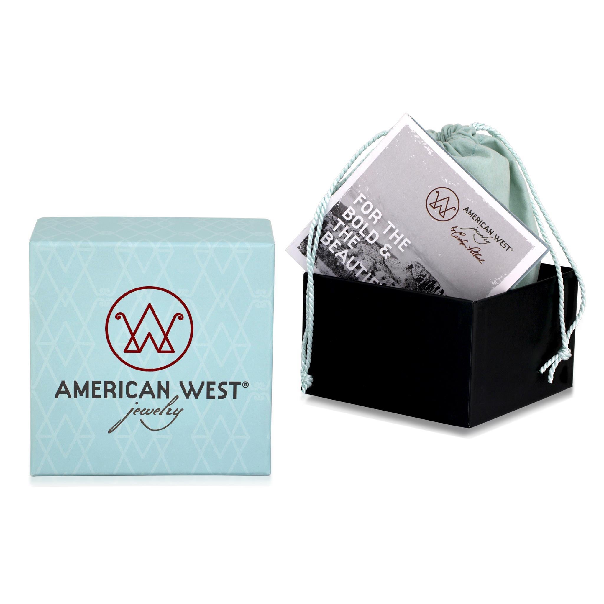 Bracciale in argento Sterling American West con turchese Kingman ovale e a pera in vendita 2