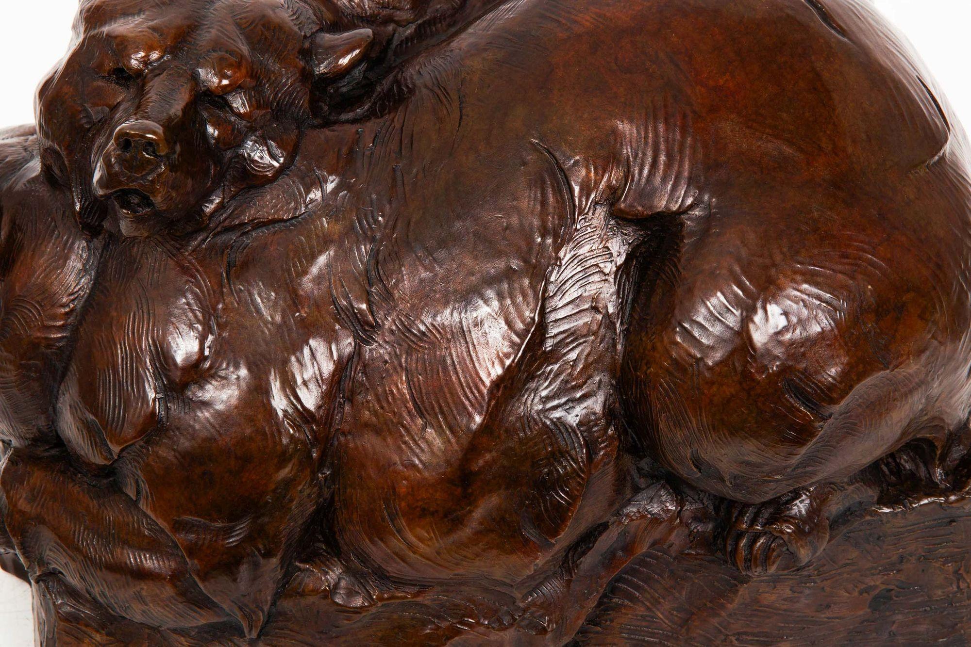 American Western Bronze Sculpture “Après la Danse