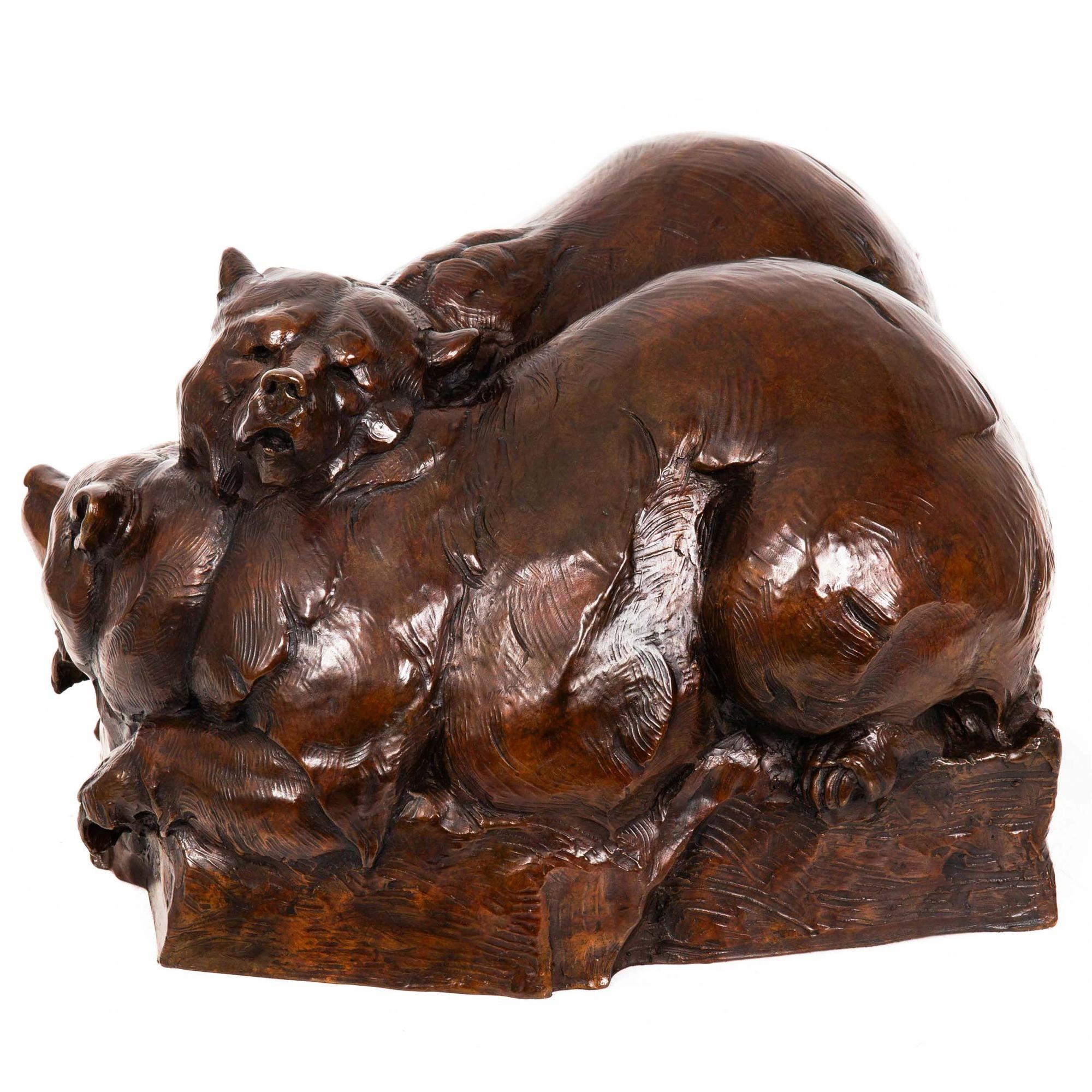 20th Century American Western Bronze Sculpture “Après la Danse