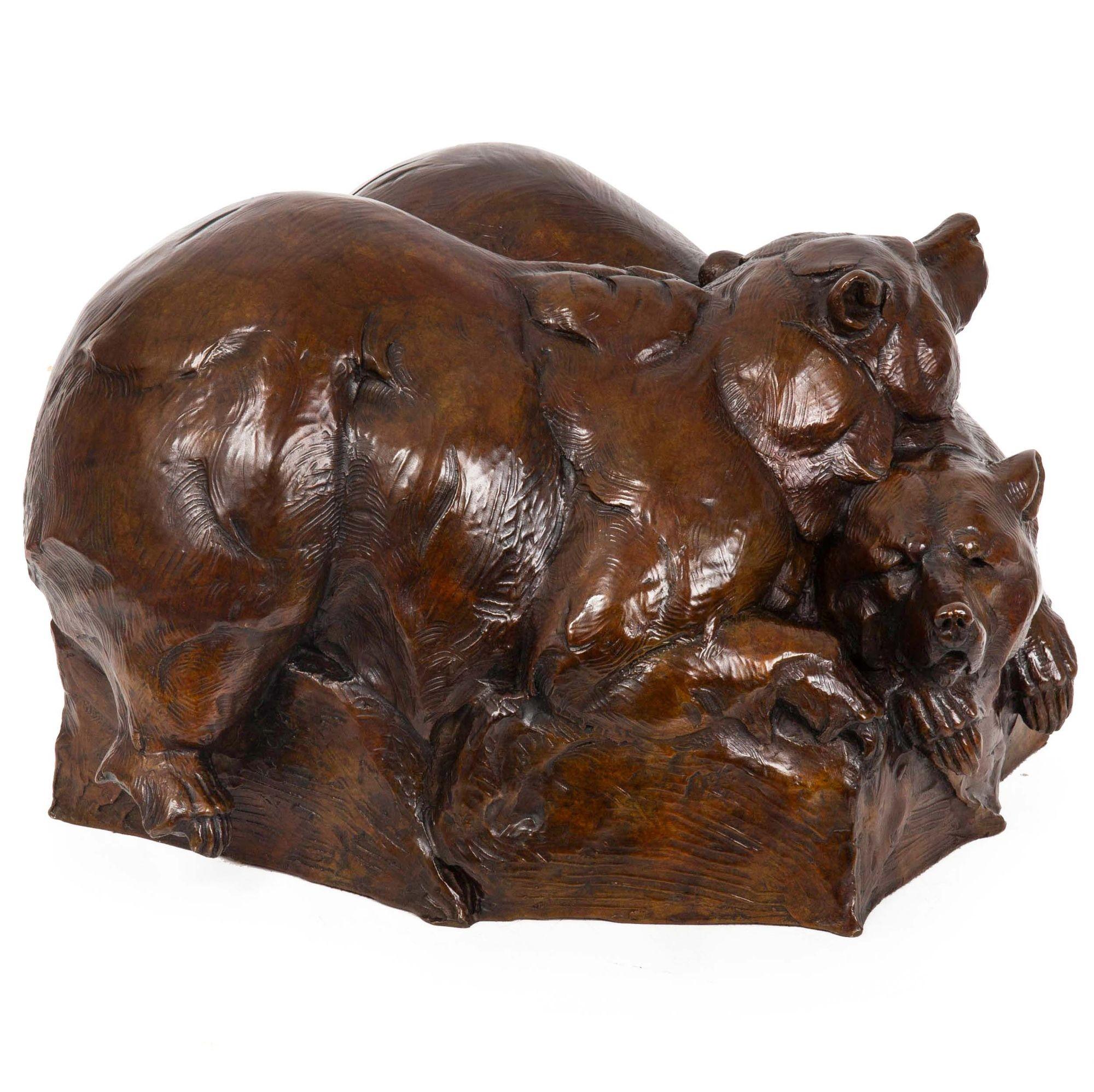 American Western Bronze Sculpture “Après la Danse