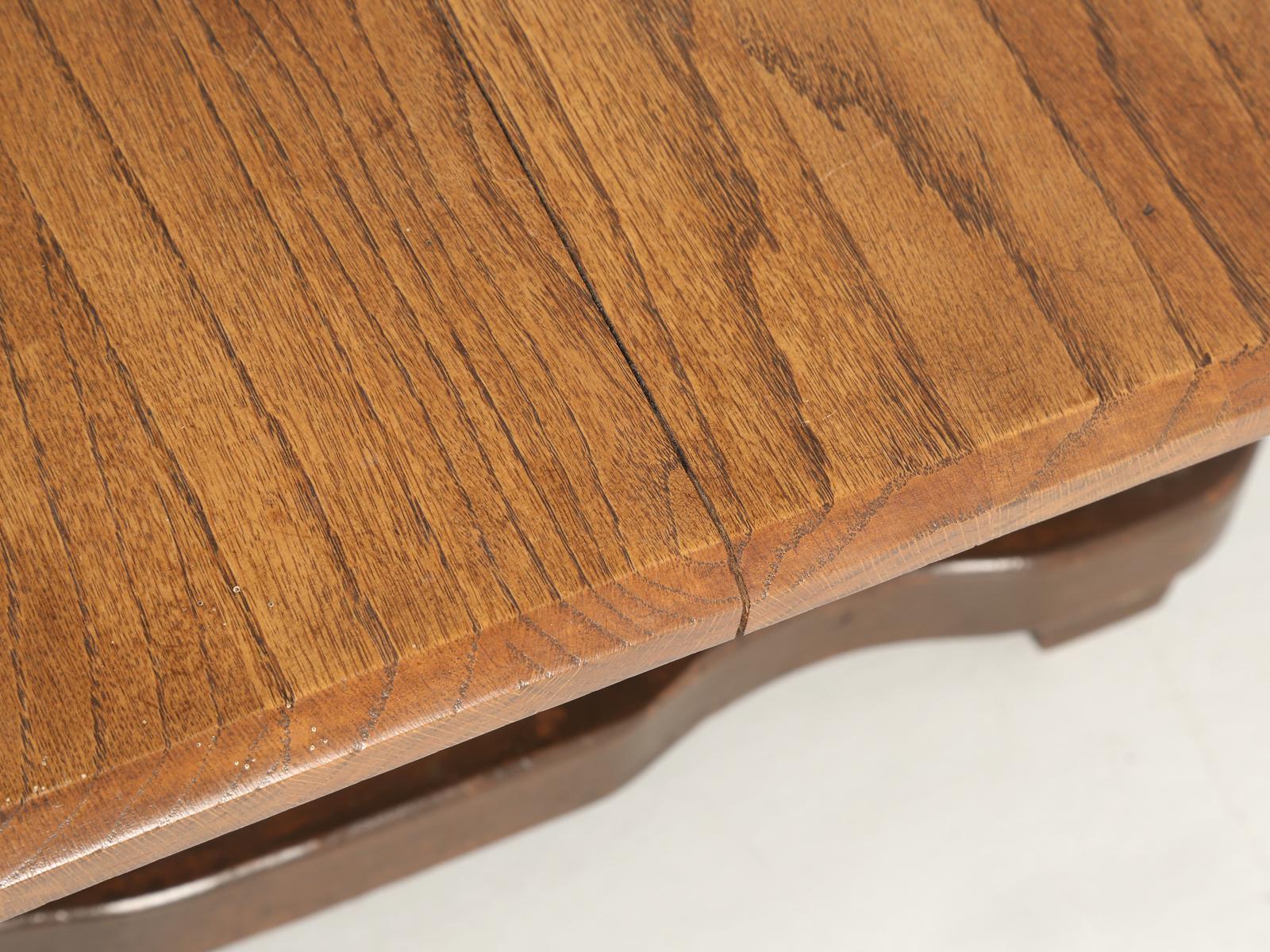 American Western Ranch Oak Furniture circa 1950s in Original Condition In Good Condition In Chicago, IL