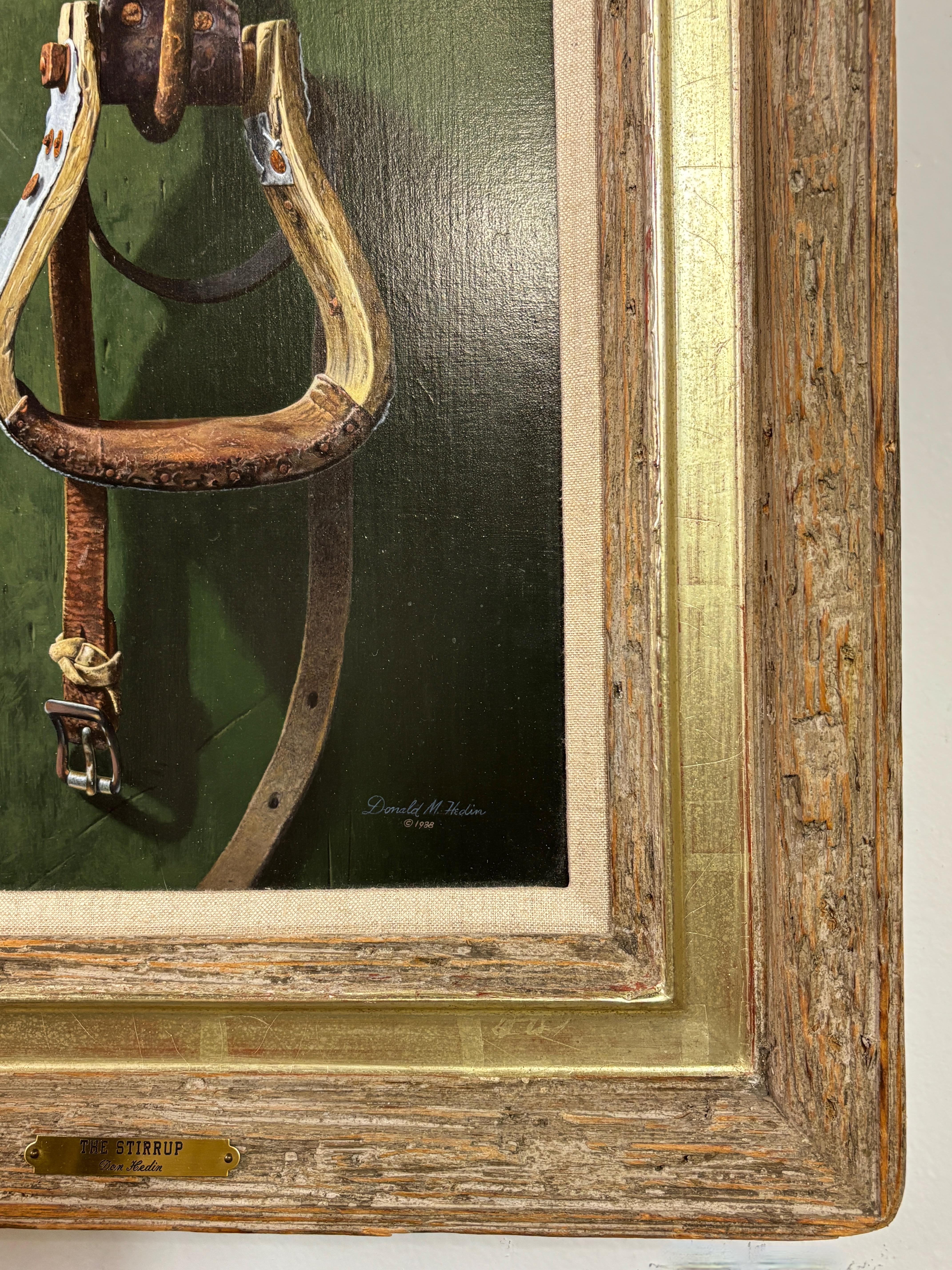Pintura trampantojo estilo western americano de Don Hedin 3