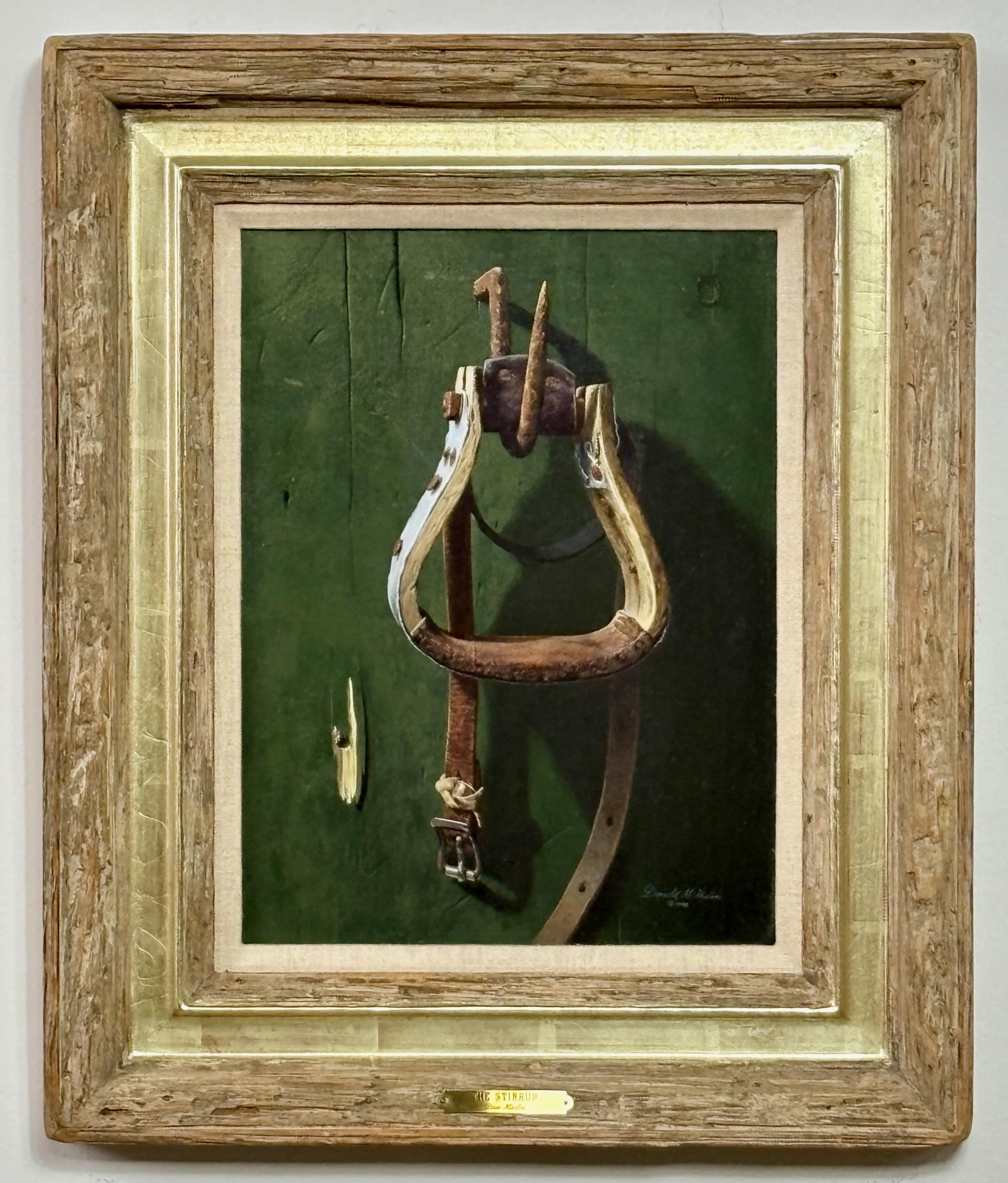 Pintura trampantojo estilo western americano de Don Hedin Estadounidense
