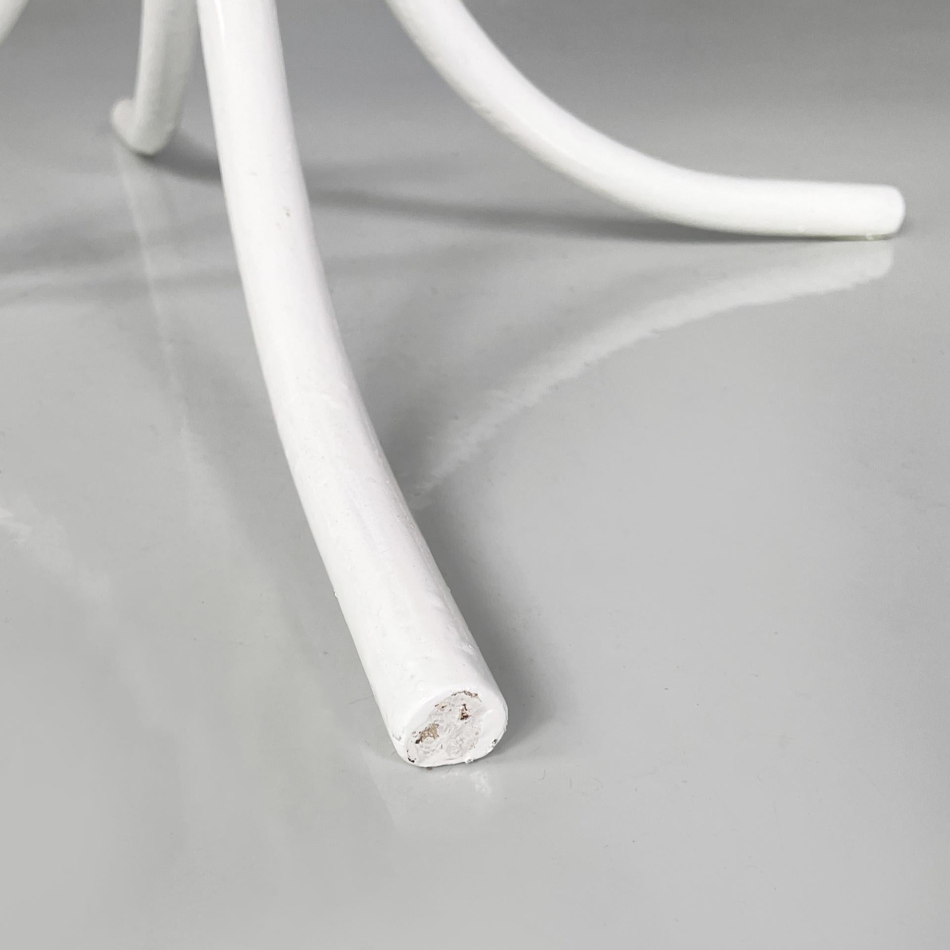 Fauteuils de jardin américains en métal blanc par Russell Wood Art, 1960s en vente 10