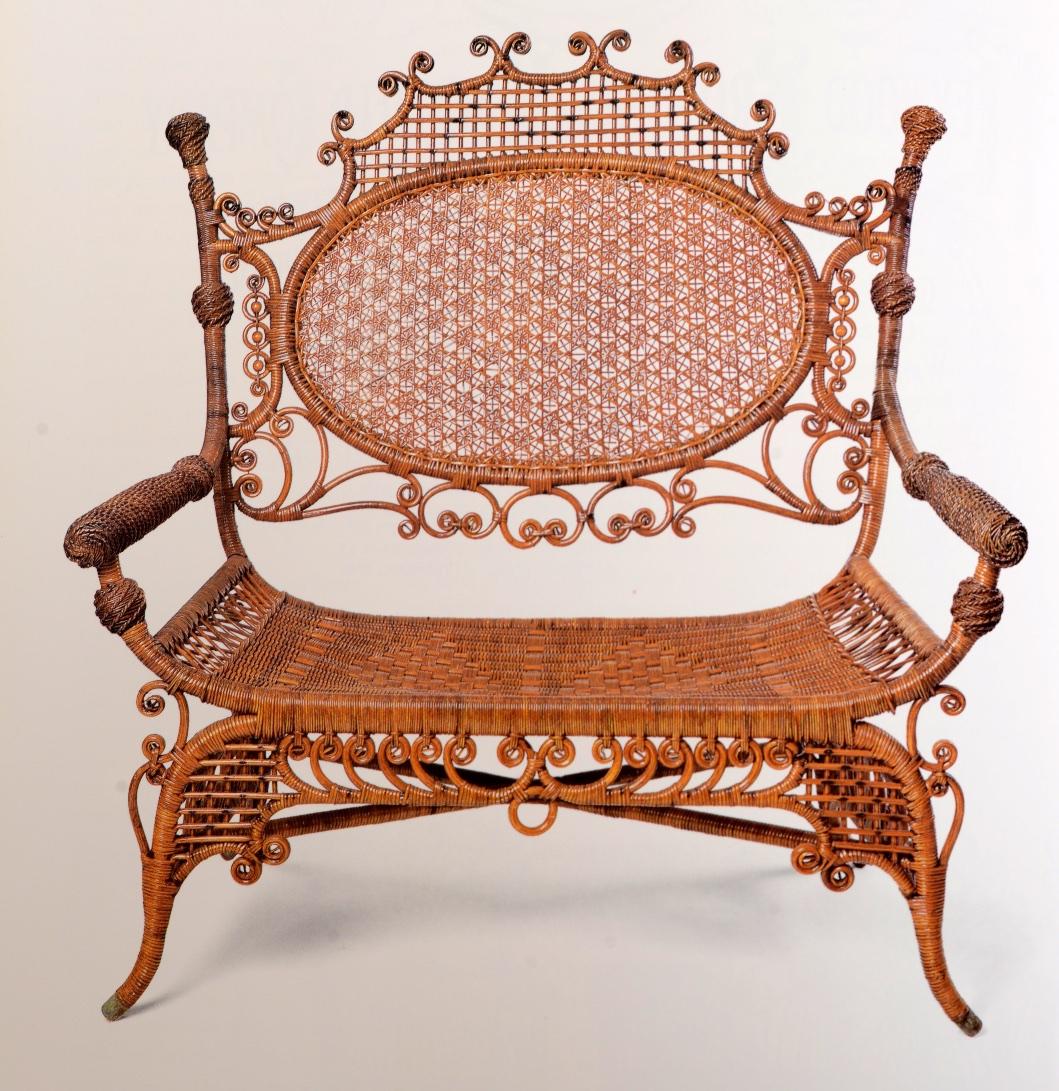 Amerikanische gewebte Möbel aus Korbweide von 1850 bis 1930 von Jeremy Adamson, 1. Ed. im Angebot 7