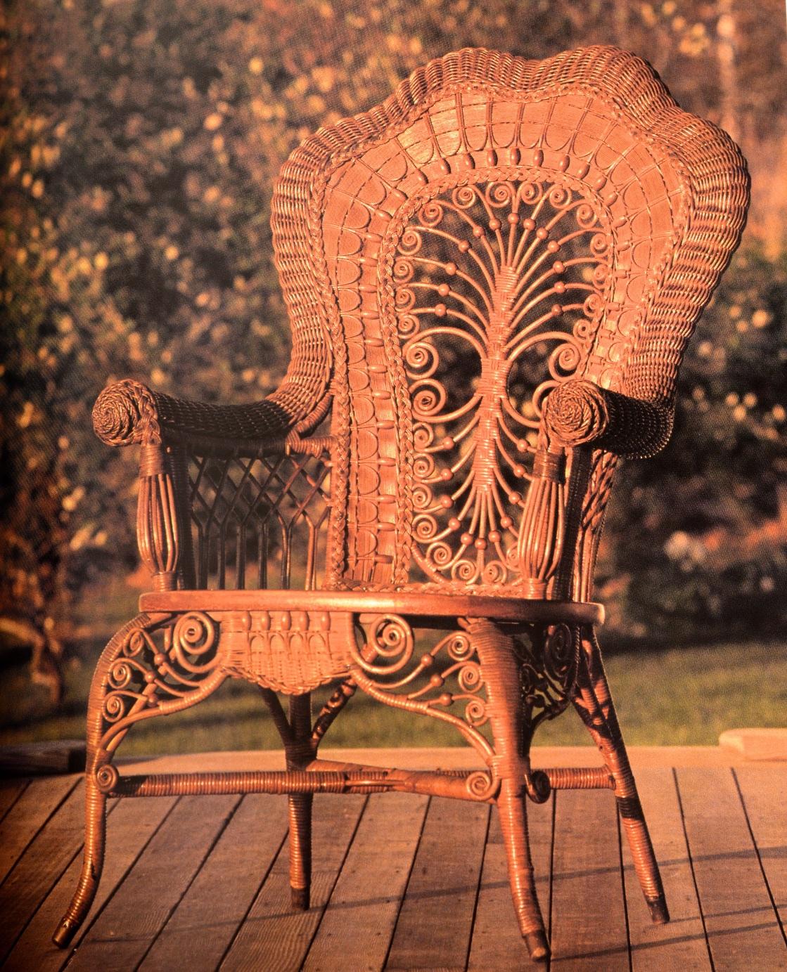 Amerikanische gewebte Möbel aus Korbweide von 1850 bis 1930 von Jeremy Adamson, 1. Ed. im Angebot 8