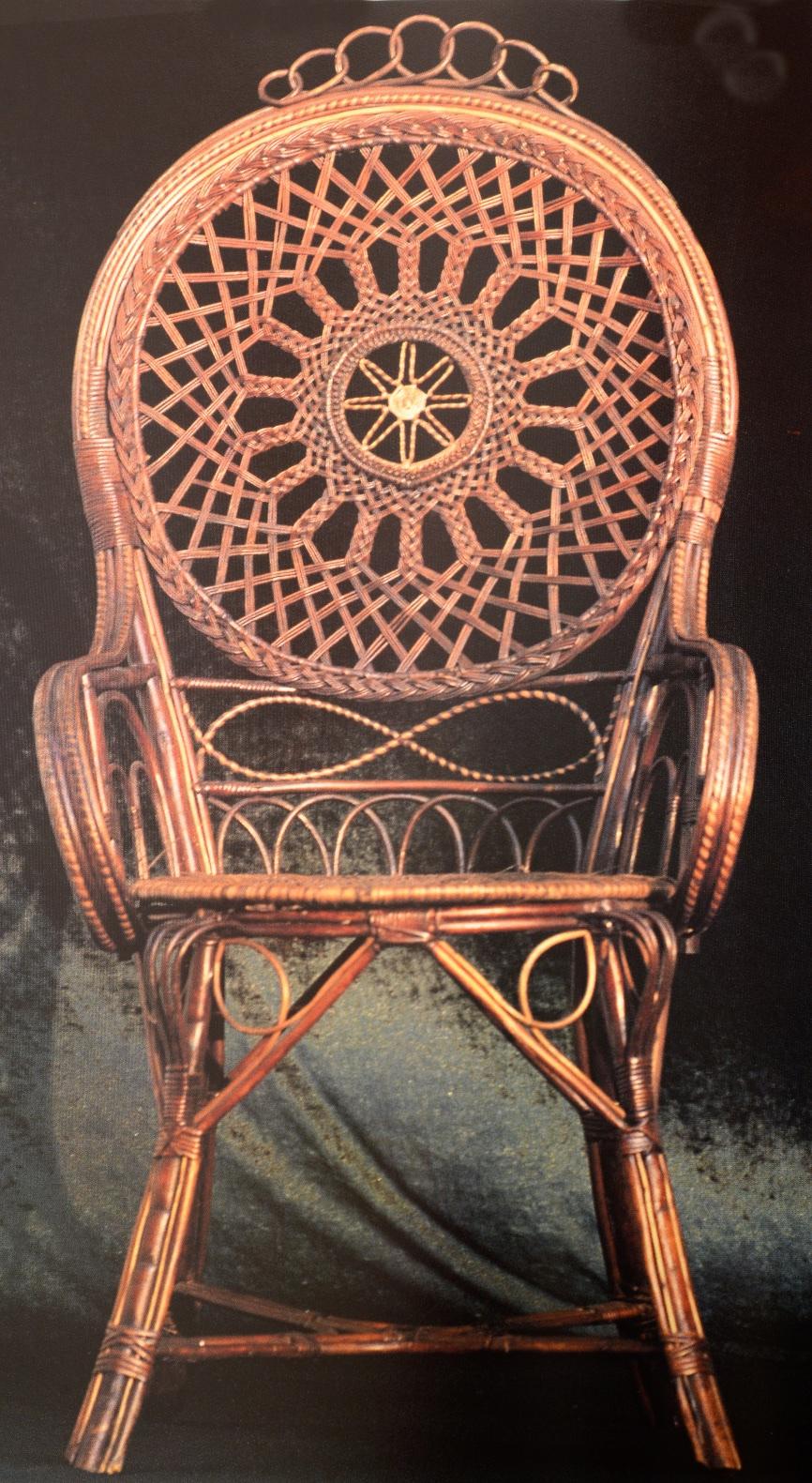 Paper American Wicker Woven Furniture from 1850 to 1930 by Jeremy Adamson, 1st Ed For Sale