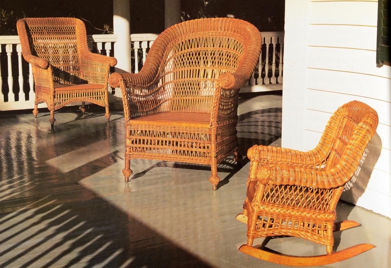 Amerikanische gewebte Möbel aus Korbweide von 1850 bis 1930 von Jeremy Adamson, 1. Ed. im Angebot 2