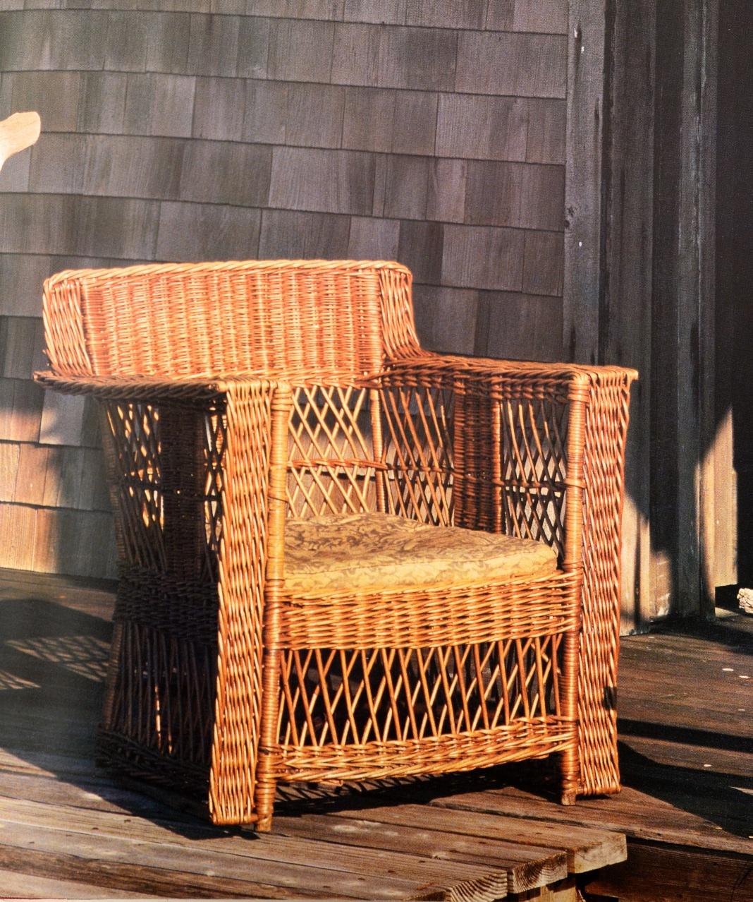 American Wicker Woven Furniture from 1850 to 1930 by Jeremy Adamson, 1st Ed For Sale 4