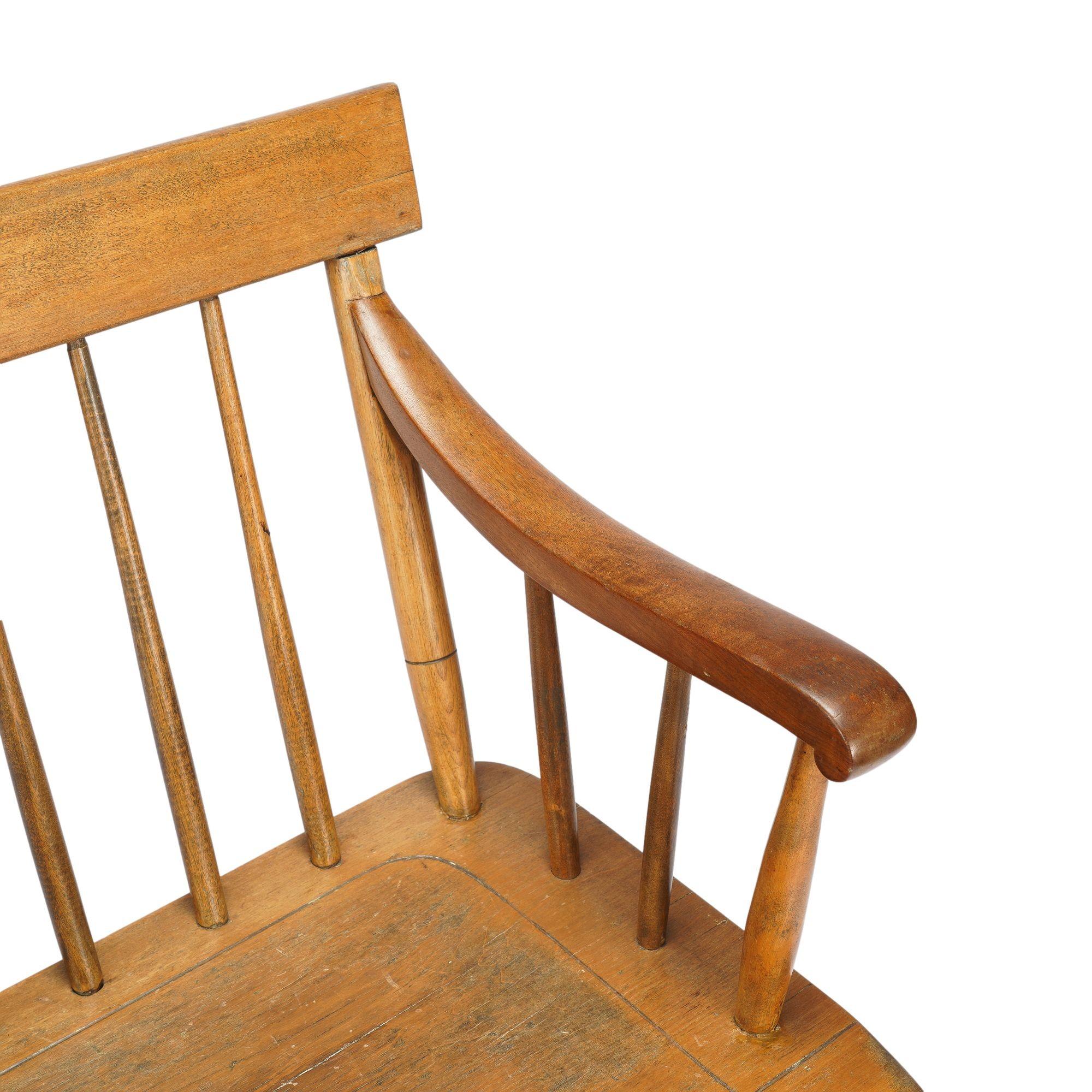American Windsor bench, c. 1830 For Sale 5