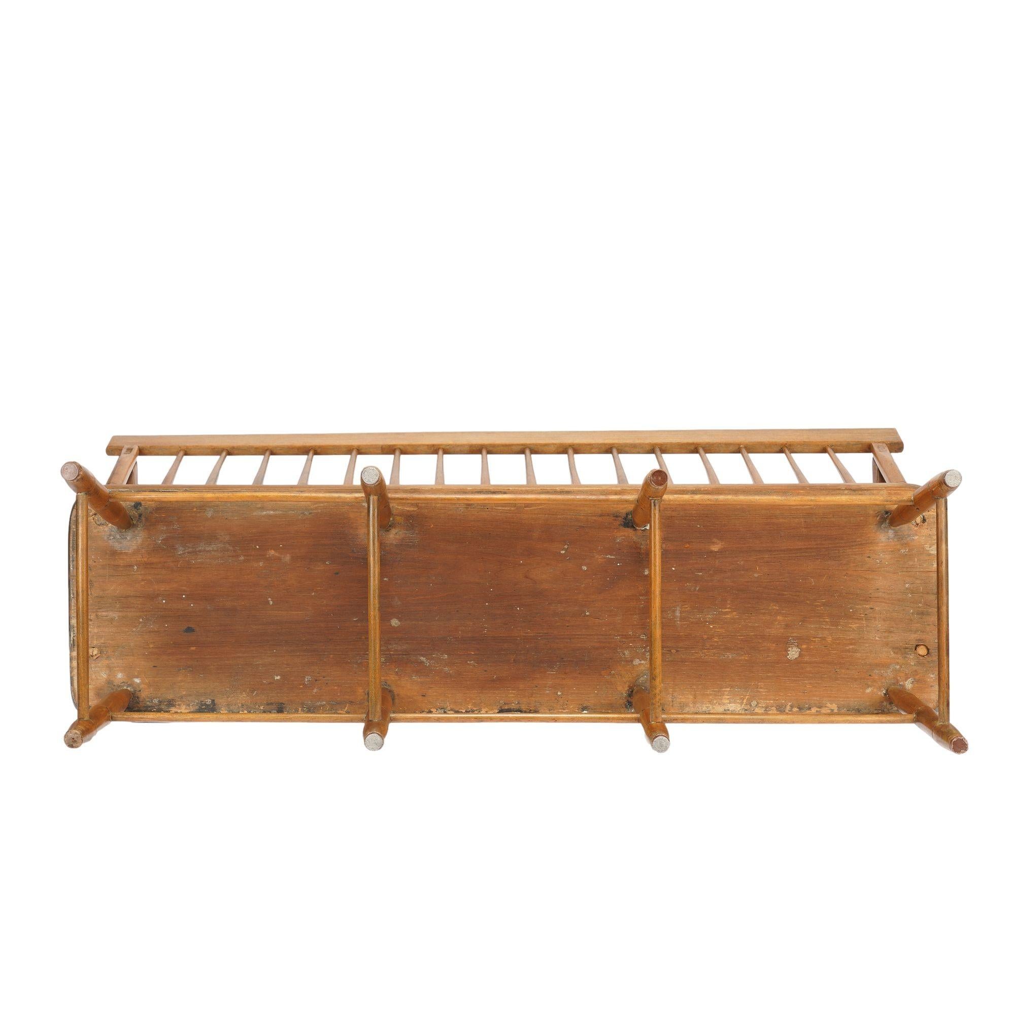 American Windsor bench, c. 1830 For Sale 6