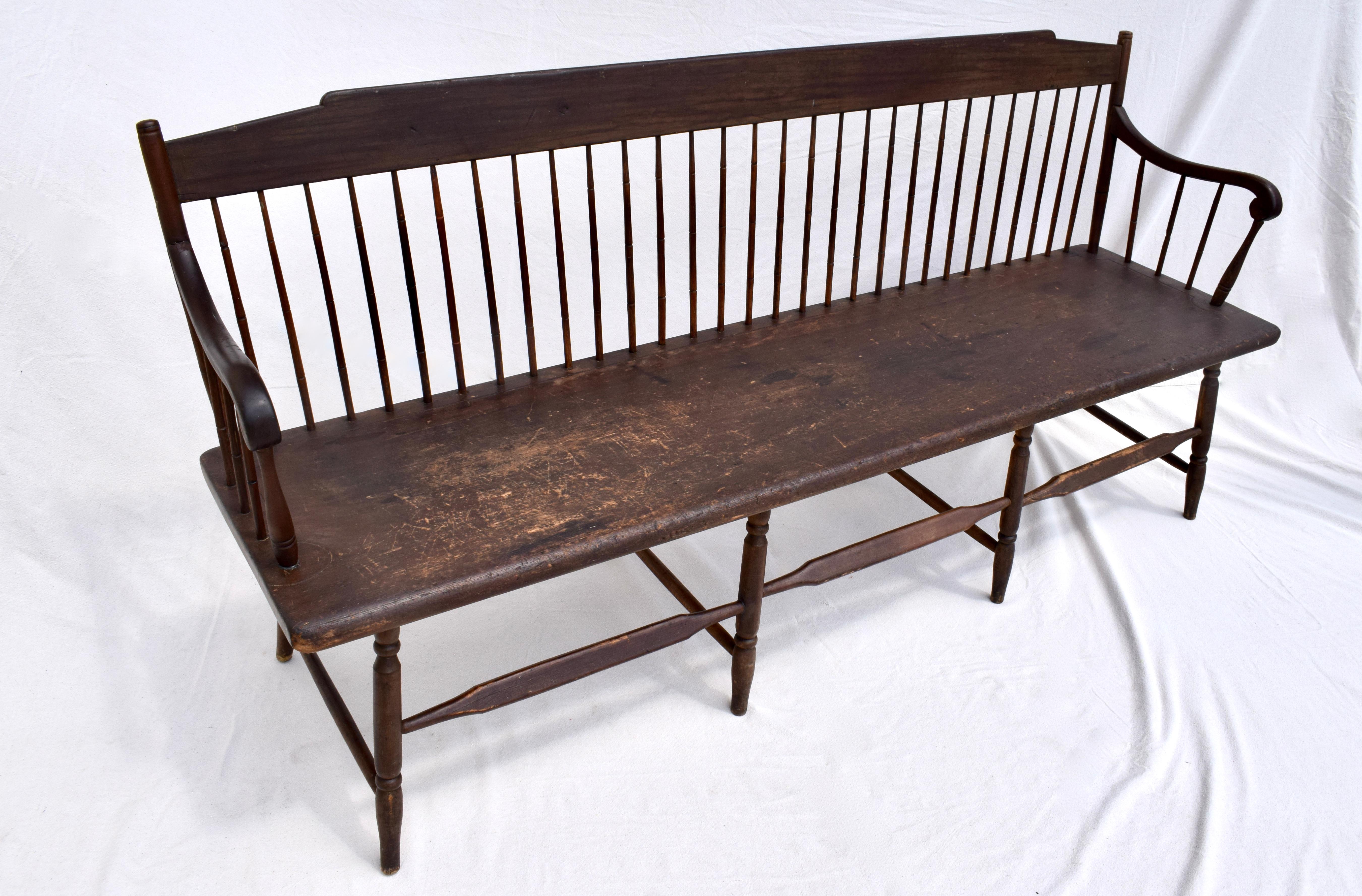 antique windsor bench for sale